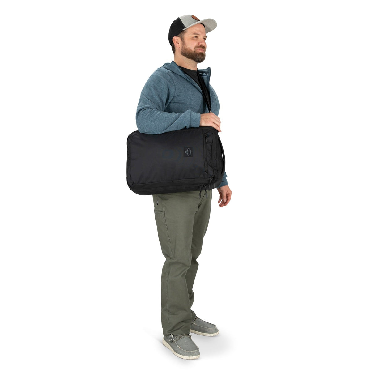 Osprey Aoede Briefpack 22L in Black — lifestyle