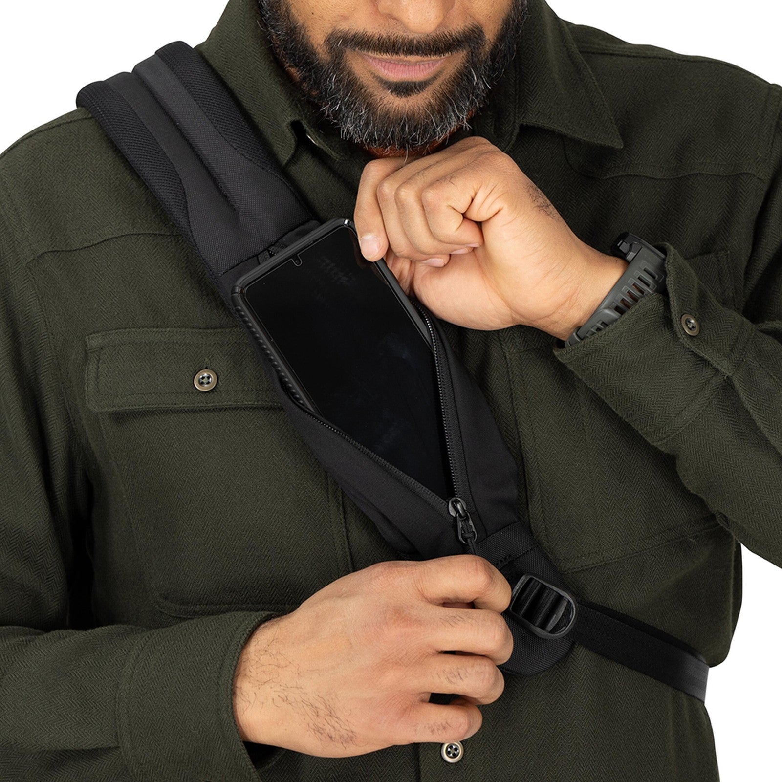 Osprey Aoede Sling 6.5L in Black — detail view 4