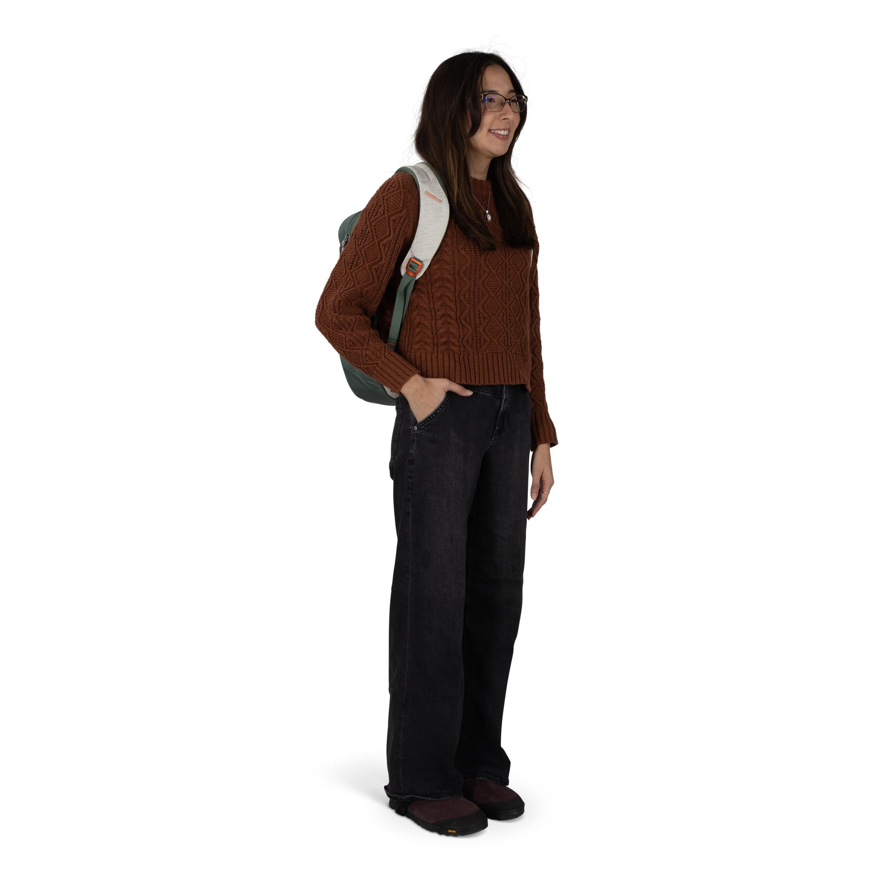 Osprey Arcane Earth Large Day Backpack 22L in Moon Beige/Pine Leaf — lifestyle