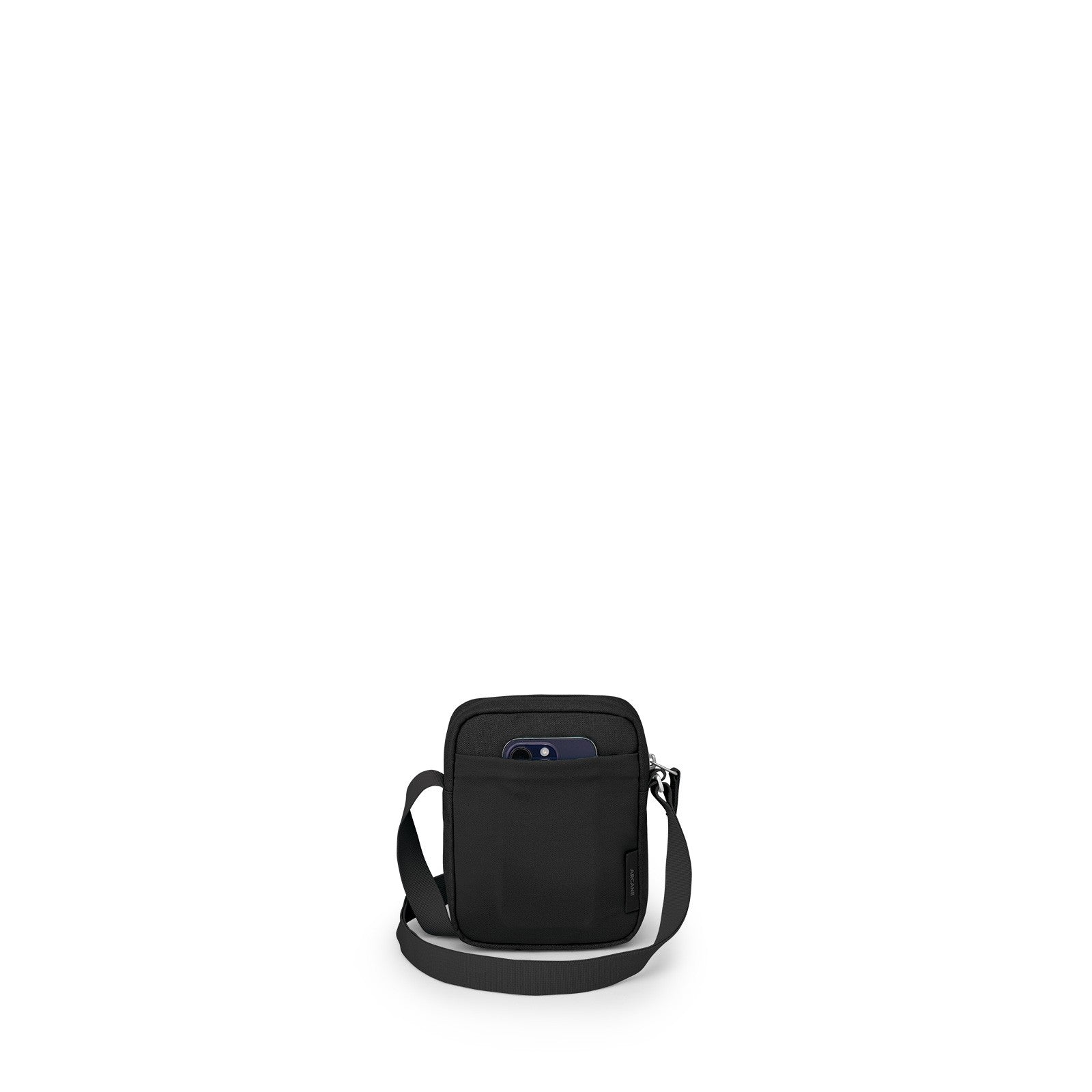 Osprey Arcane Small Crossbody 1.5L in Black — angle view 3