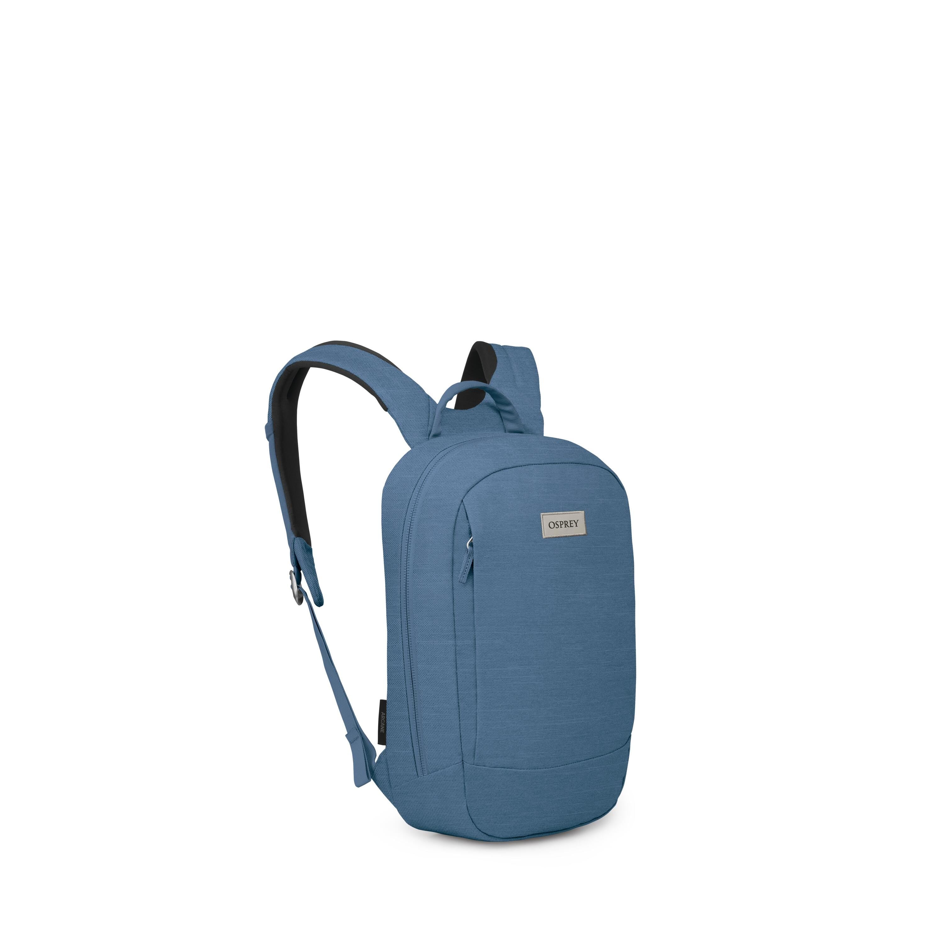 Osprey Arcane Small Daypack 12L in Nirvana Blue Heather — front view # color_Nirvana Blue Heather