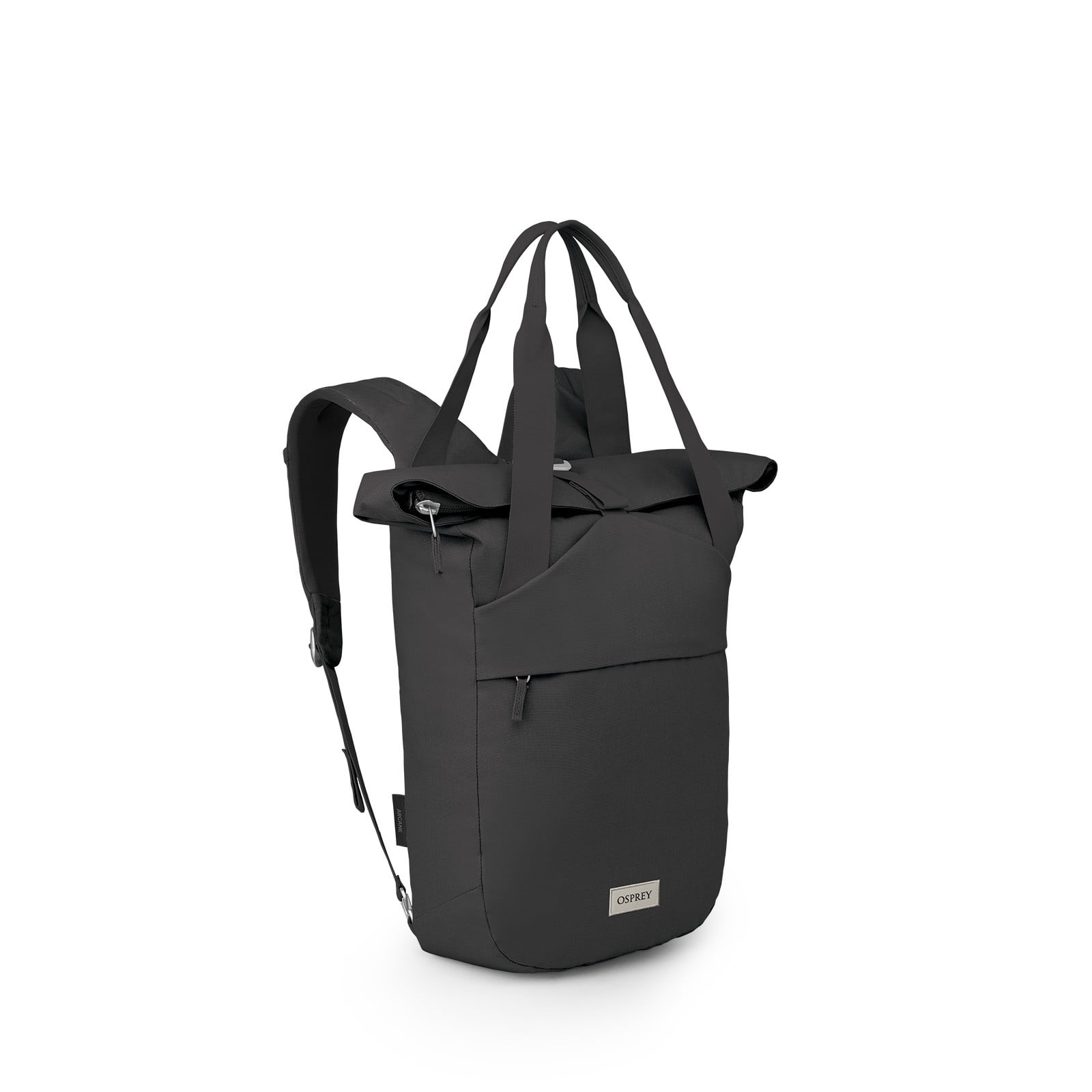 Osprey Arcane Tote Pack 21L in Black — angle view 2