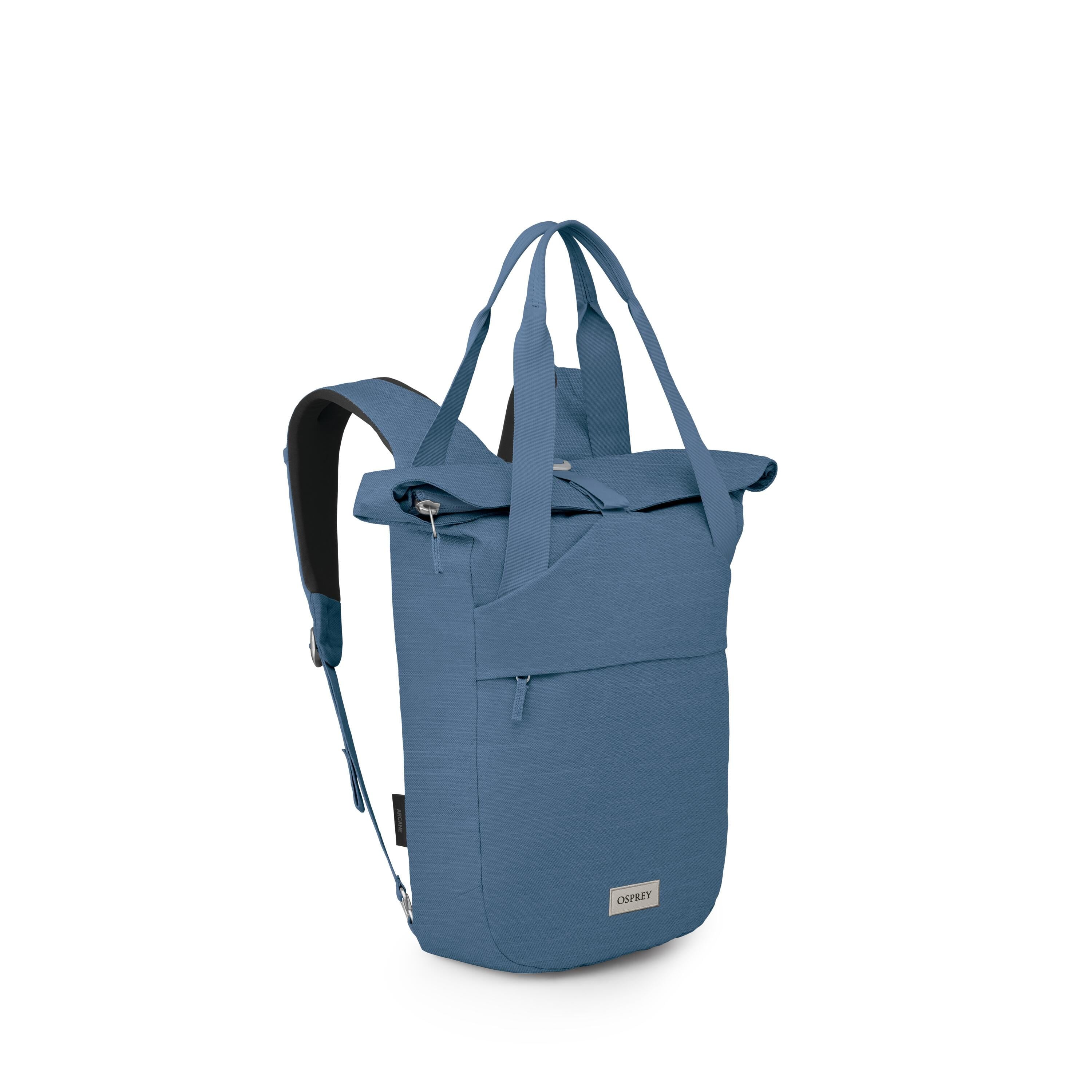 Osprey Arcane Tote Pack 21L in Nirvana Blue Heather — angle view 2