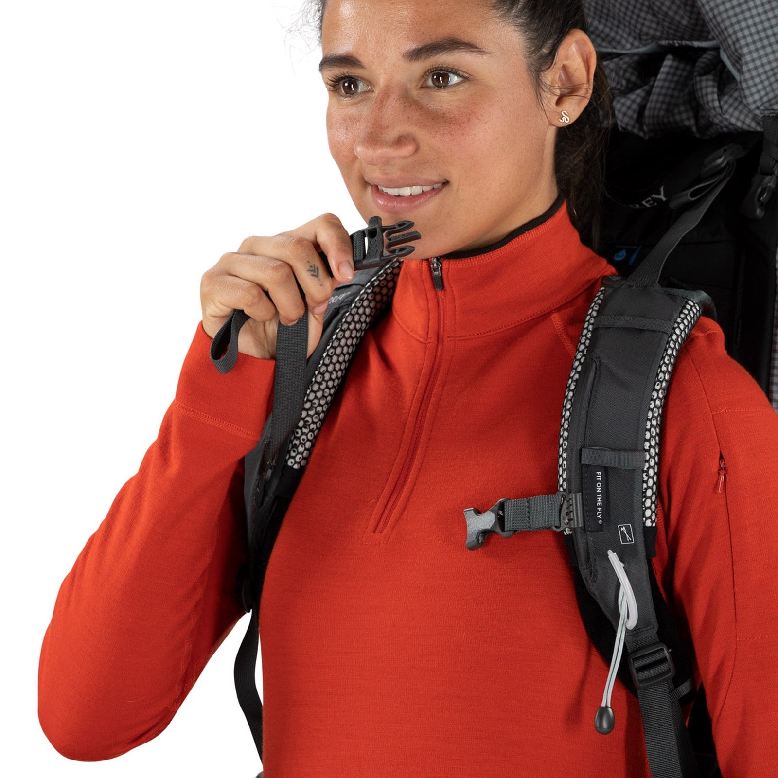 Osprey Ariel Pro 75 Backpacking Pack 75L in Silver Lining — detail view 4