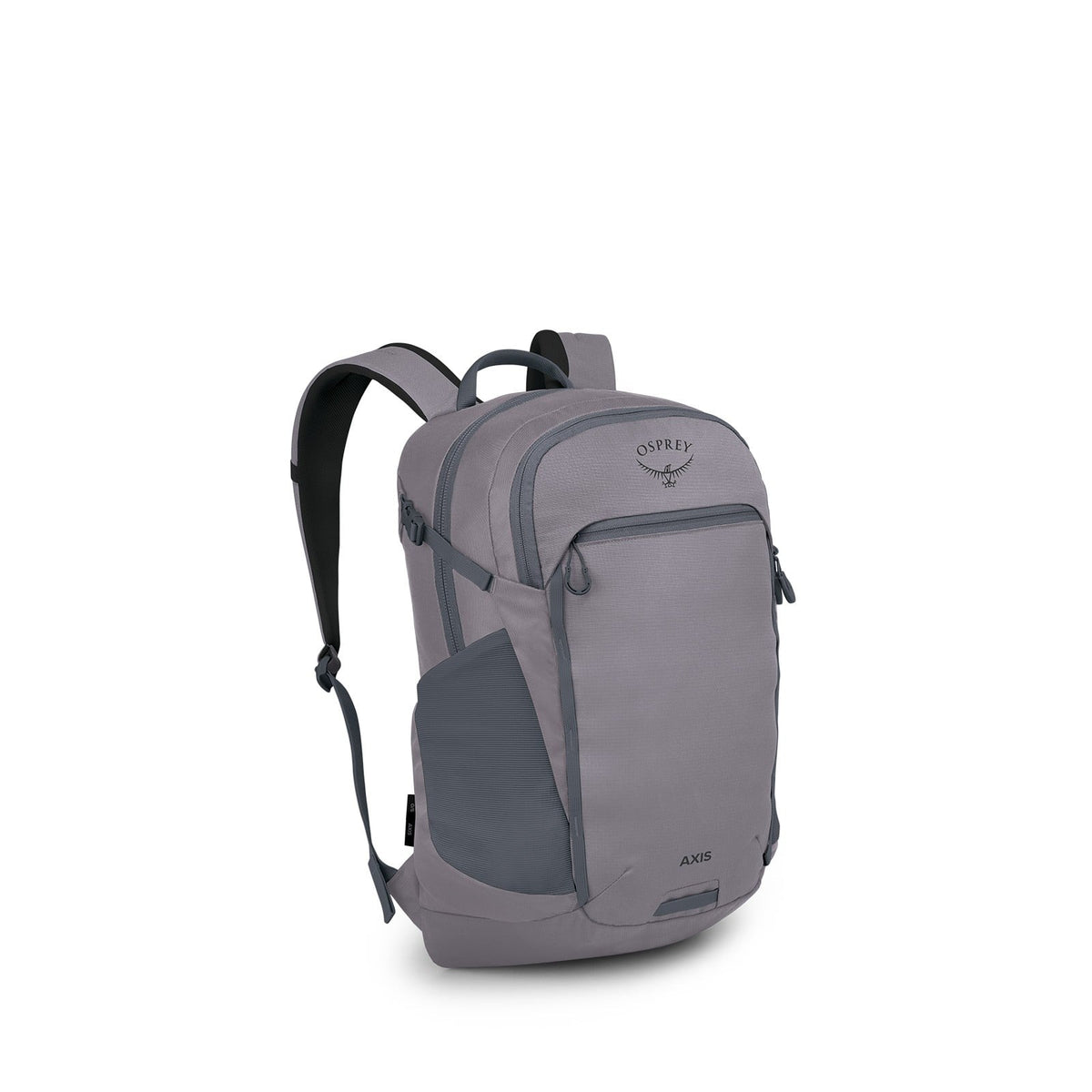 Osprey Axis Backpack 24L in Soundwave Grey — front view # color_Soundwave Grey