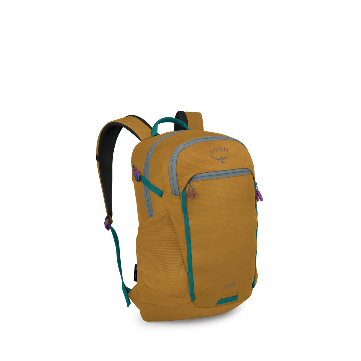 Osprey Axis Backpack 24L in Barley Brown — front view # color_Barley Brown