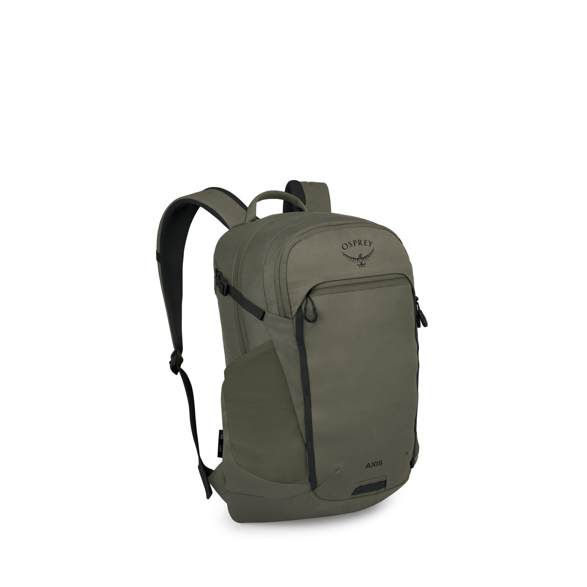 Osprey Axis Backpack 24L in Earl Grey — front view # color_Earl Grey