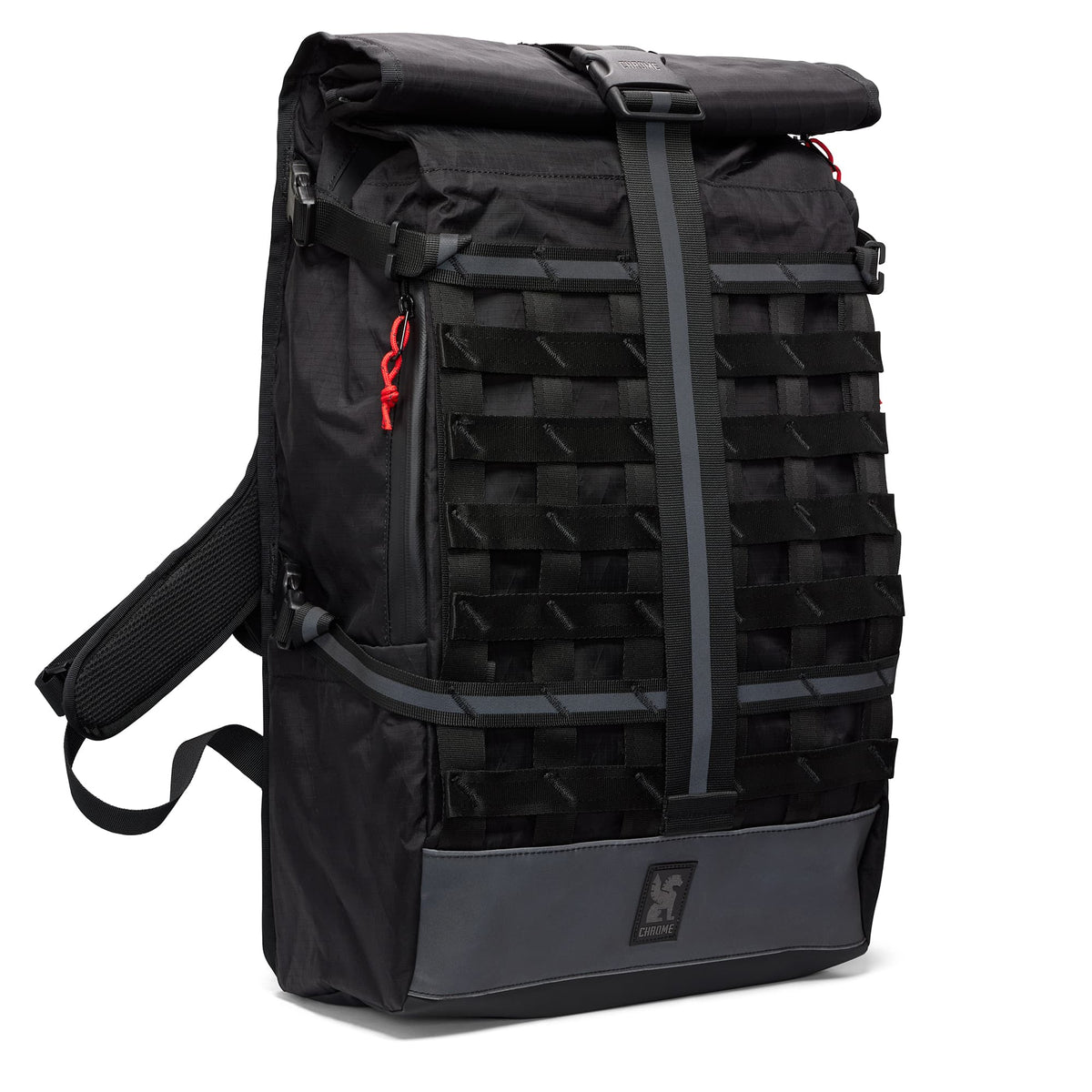 Chrome Industries Barrage Pack 34L in Black XRF — front view