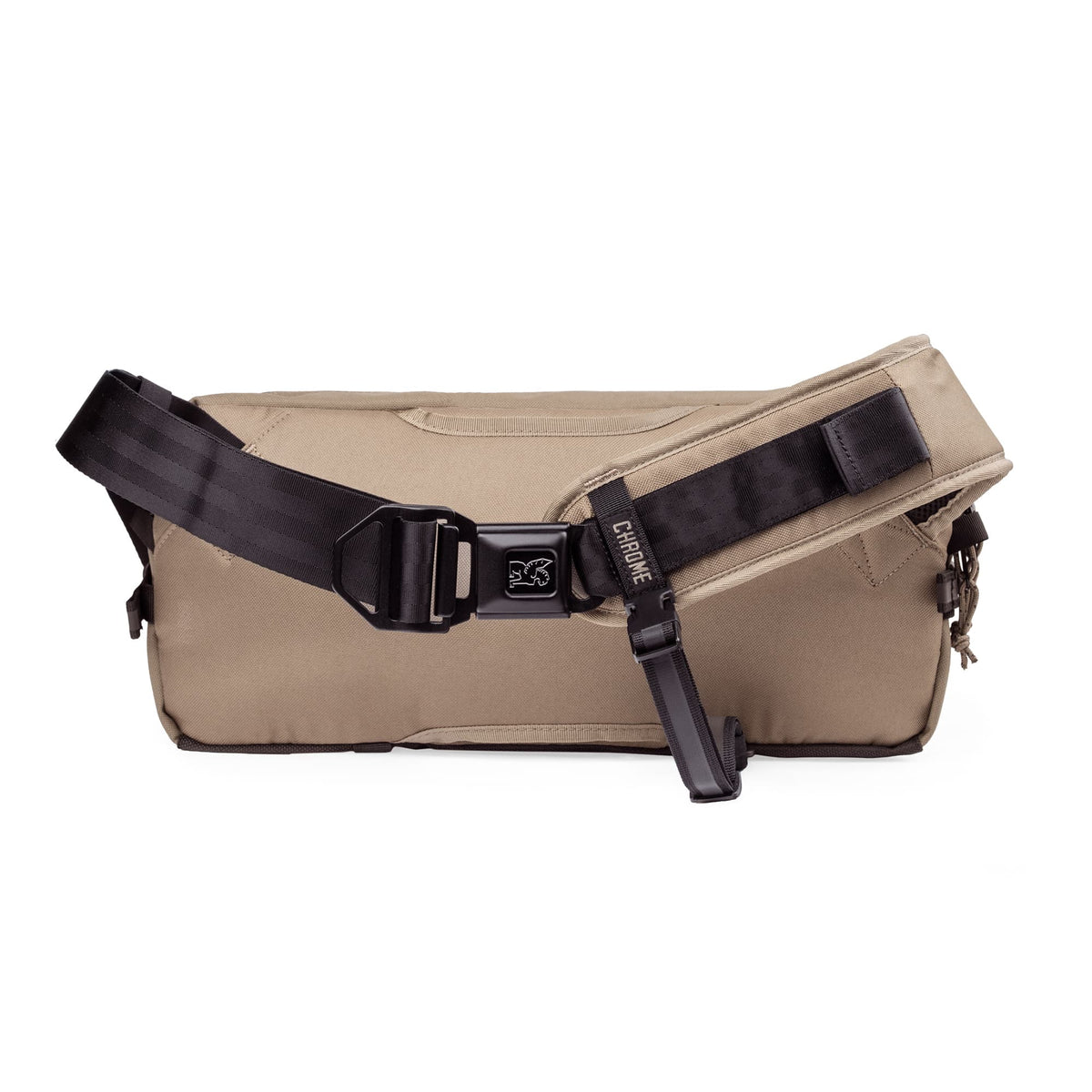 Chrome Industries Kadet Sling Bag 9L in Coyote — back view