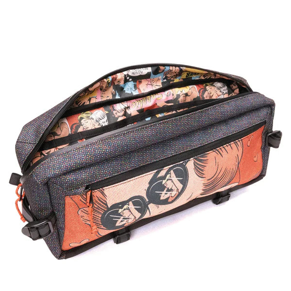 Chrome Industries Kadet 9L sling bag – blue, side view