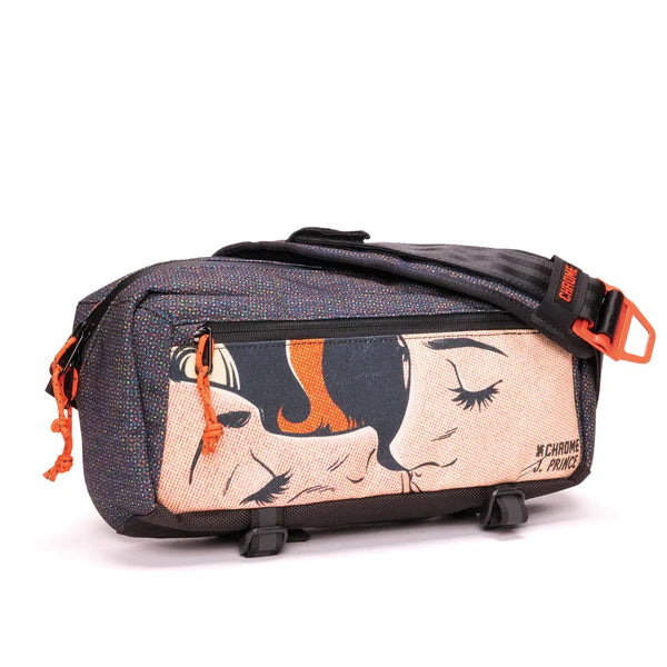 Chrome Industries Mini Kadet 5L sling bag – red, side view