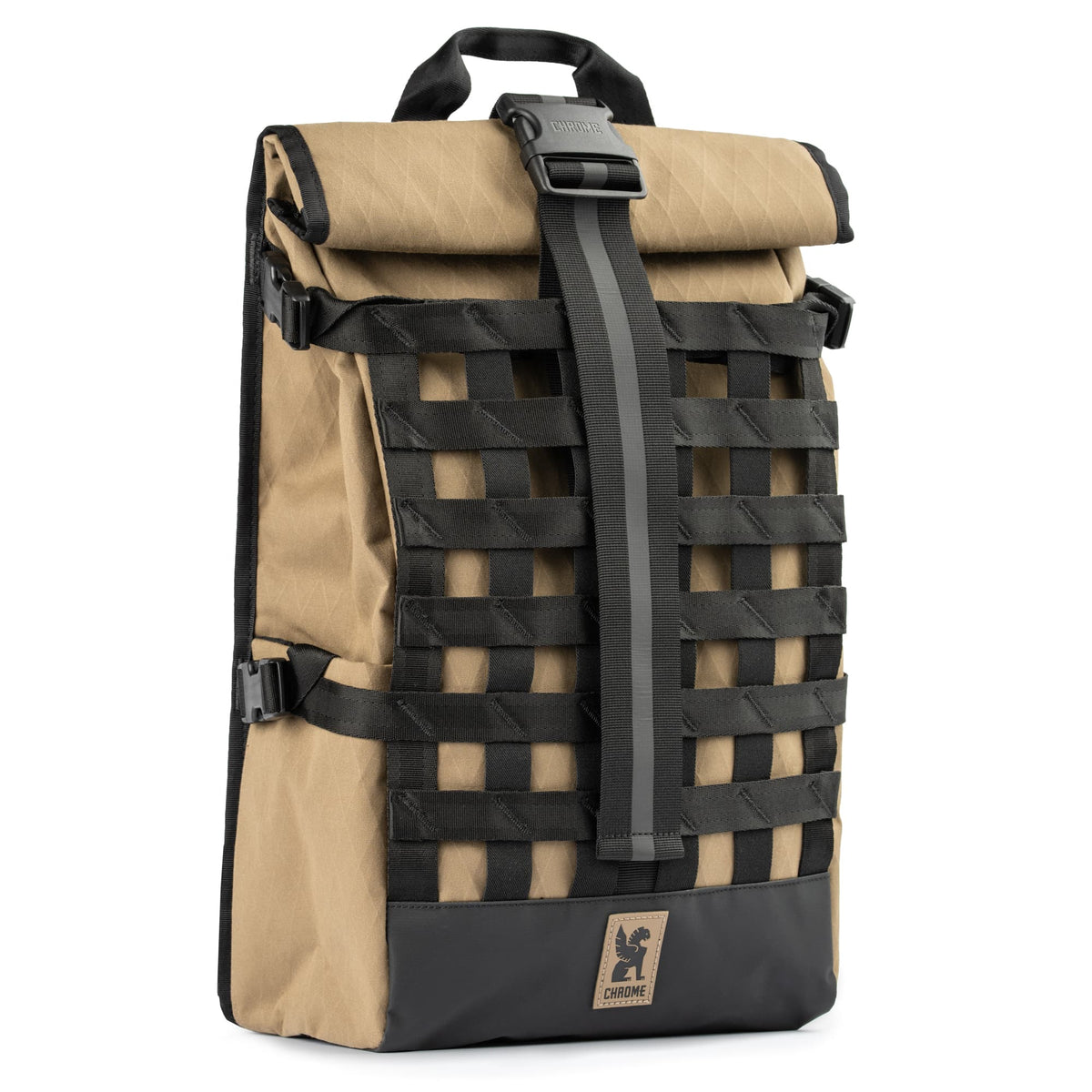 Chrome Industries Barrage Pack 22L in Coyote X — angle view 2