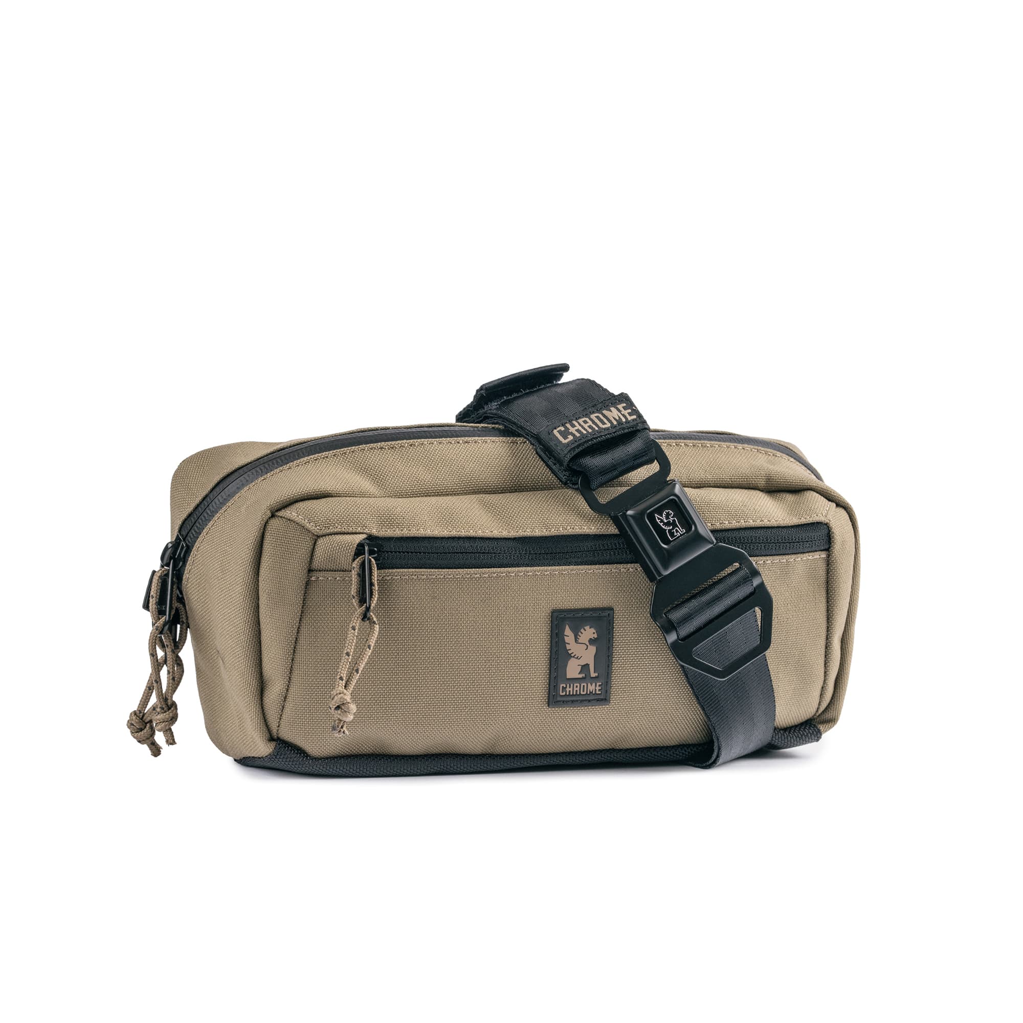 Chrome Industries Micro Kadet Sling Bag 3L in Coyote — angle view 2 # color_Coyote