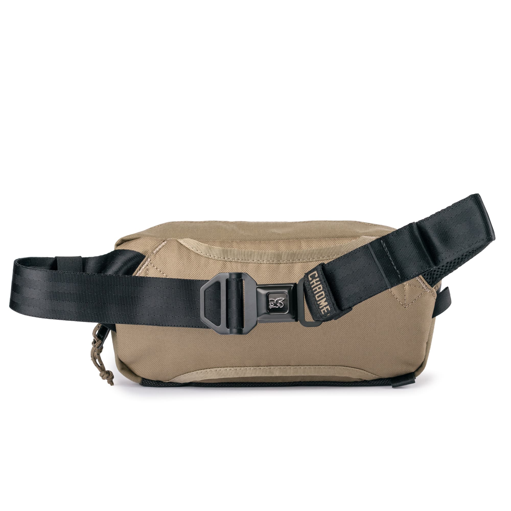Chrome Industries Micro Kadet Sling Bag 3L in Coyote — angle view 3 # color_Coyote