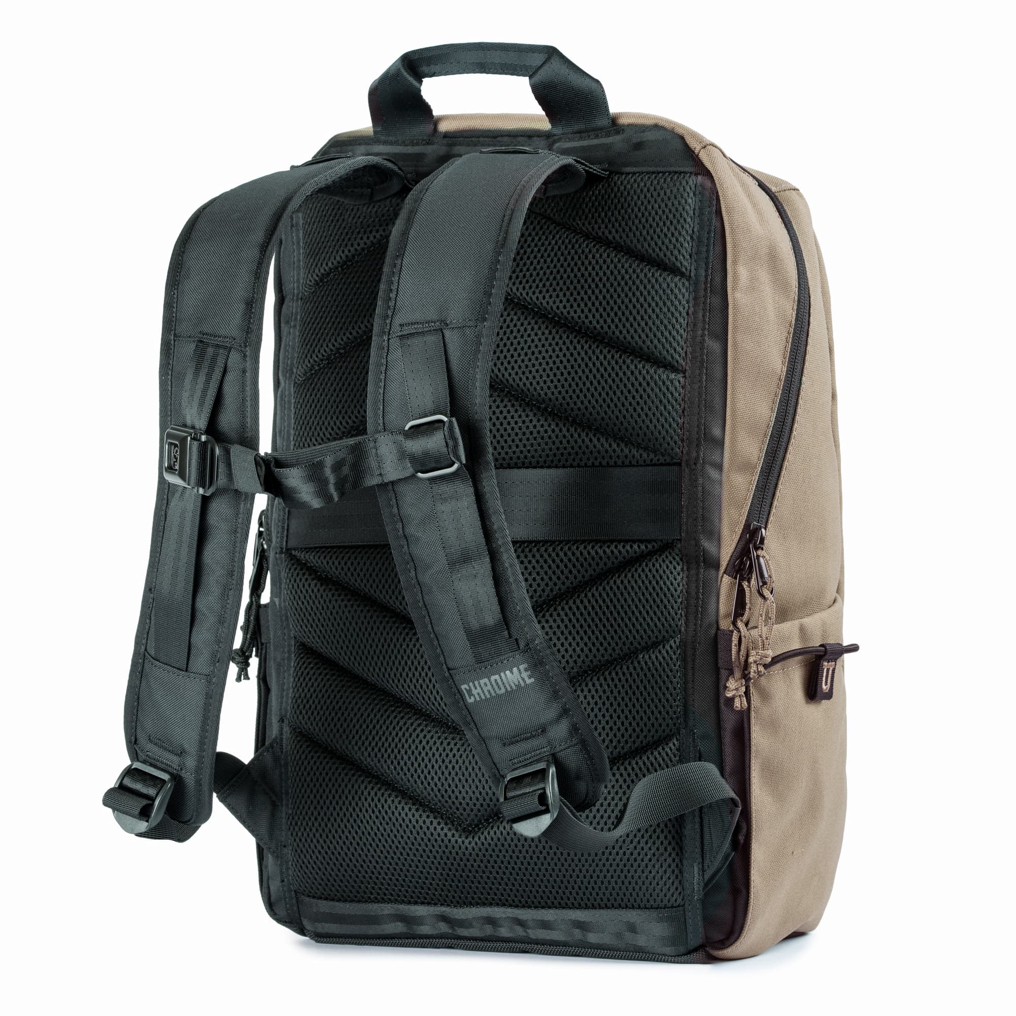 Chrome Industries Recruit Pack 22L in Coyote — angle view 3 # color_Coyote