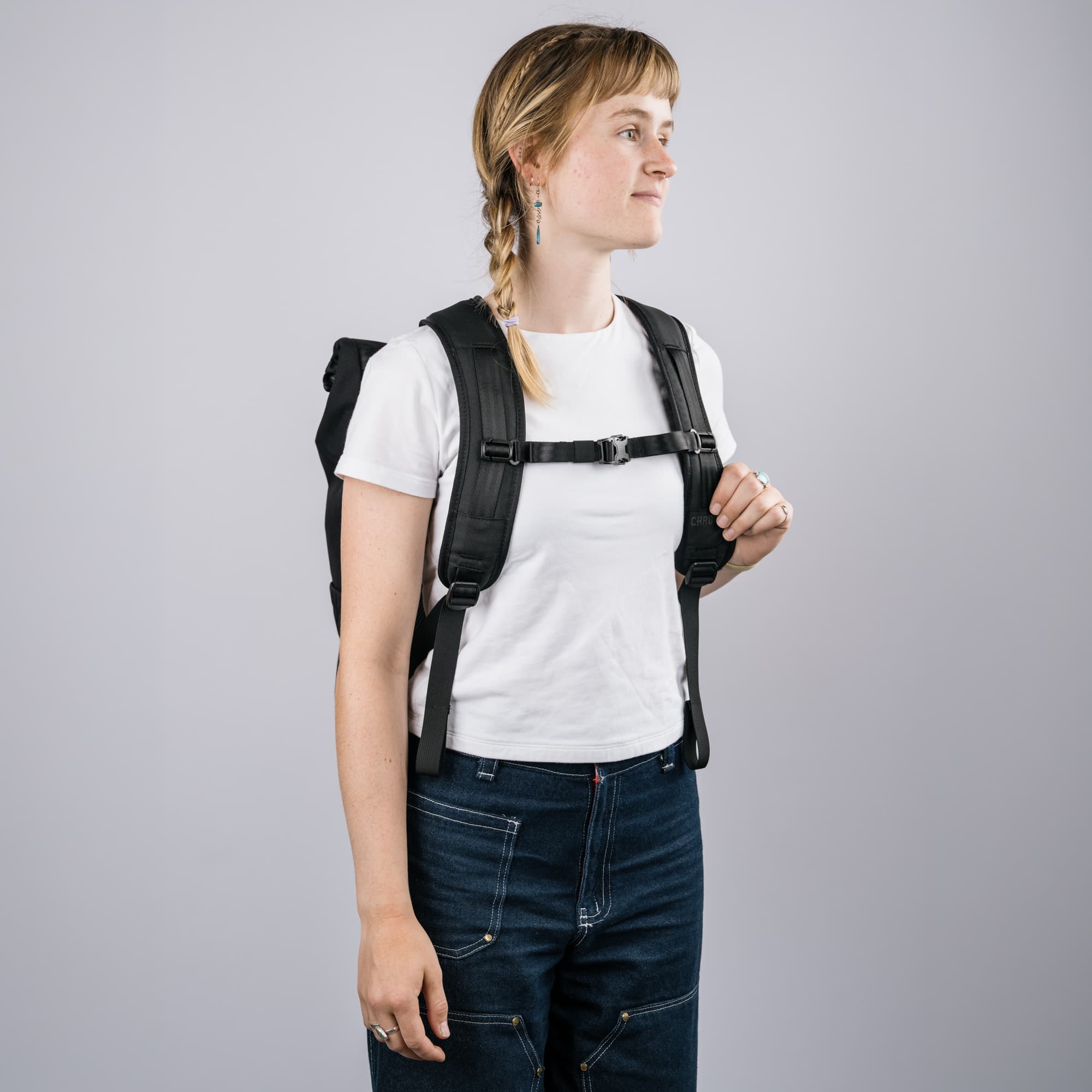 Chrome Industries Initiate Pack 26L in Black — lifestyle # color_Black