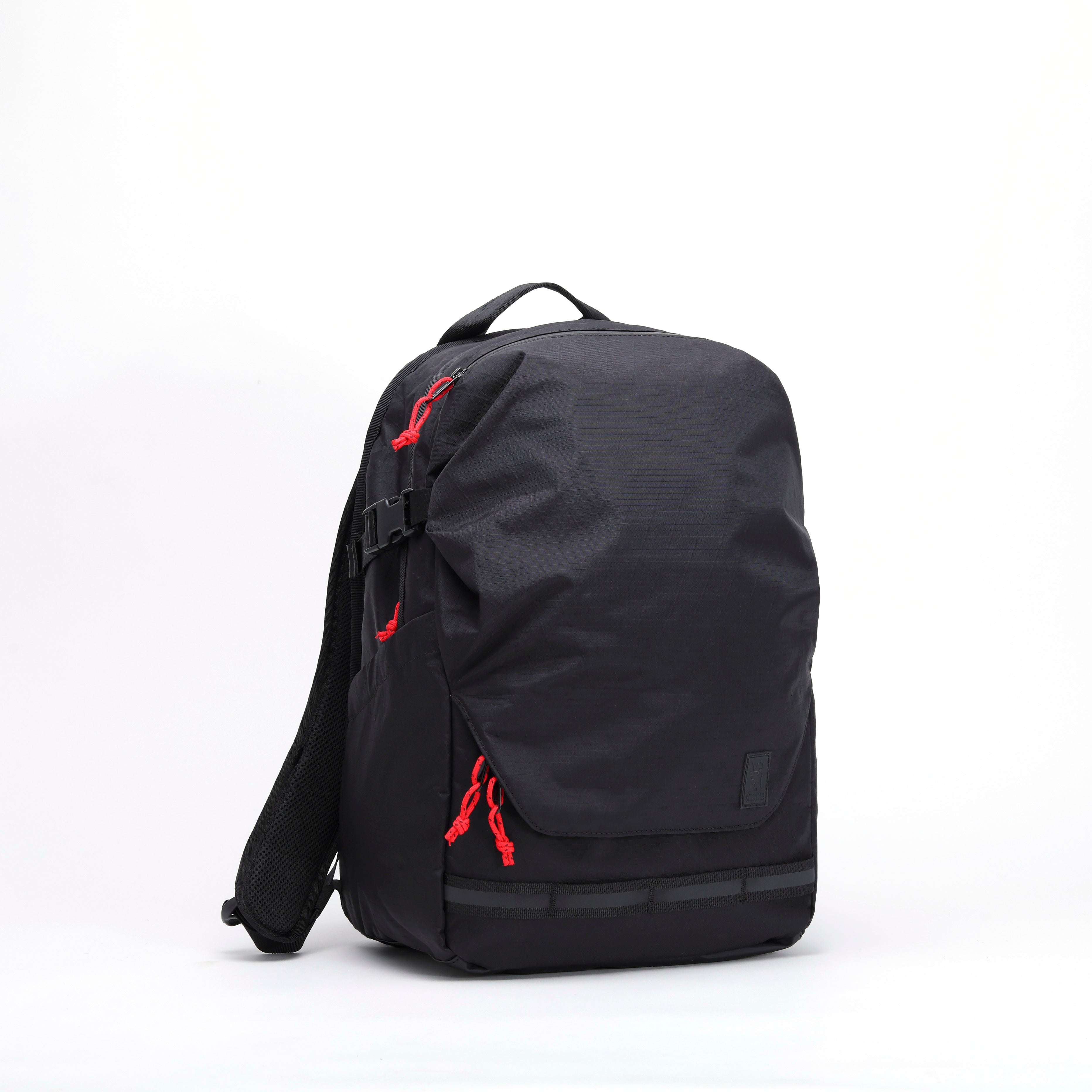Chrome Industries Extlek Pack 24L in Black X — front view # color_Black X