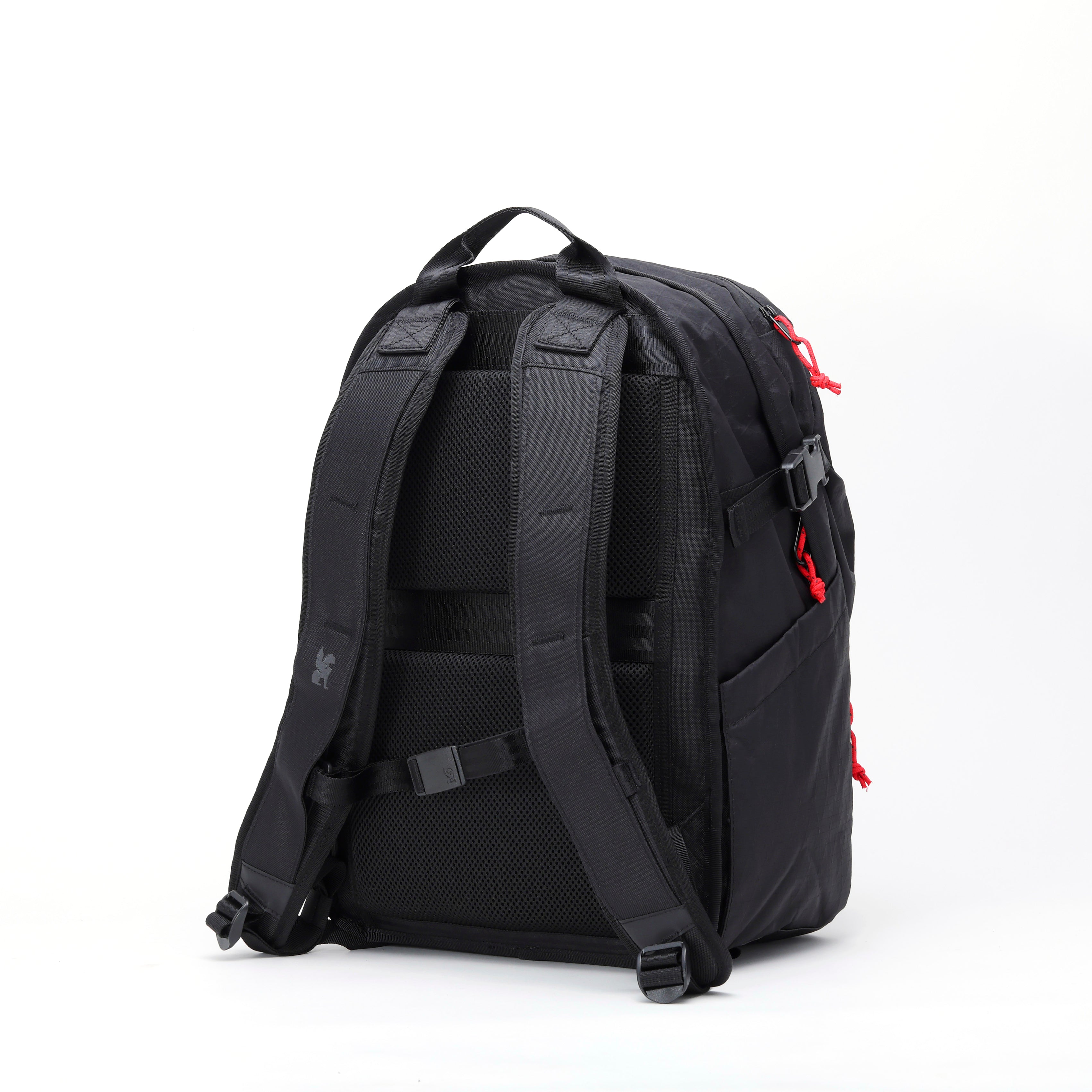 Chrome Industries Extlek Pack 24L in Black X — back view # color_Black X