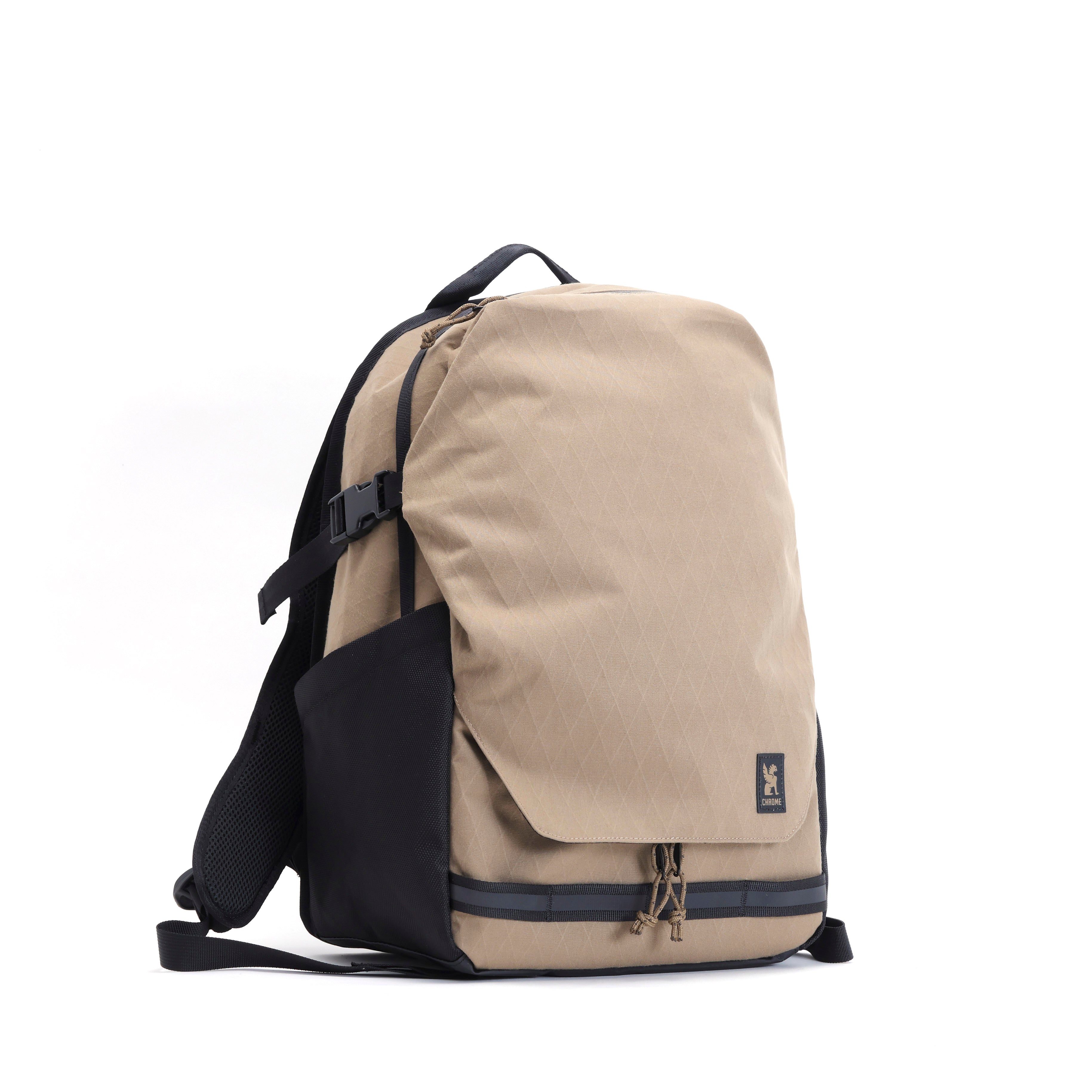 Chrome Industries Extlek Pack 24L in Coyote X — angle view 2 # color_Coyote X