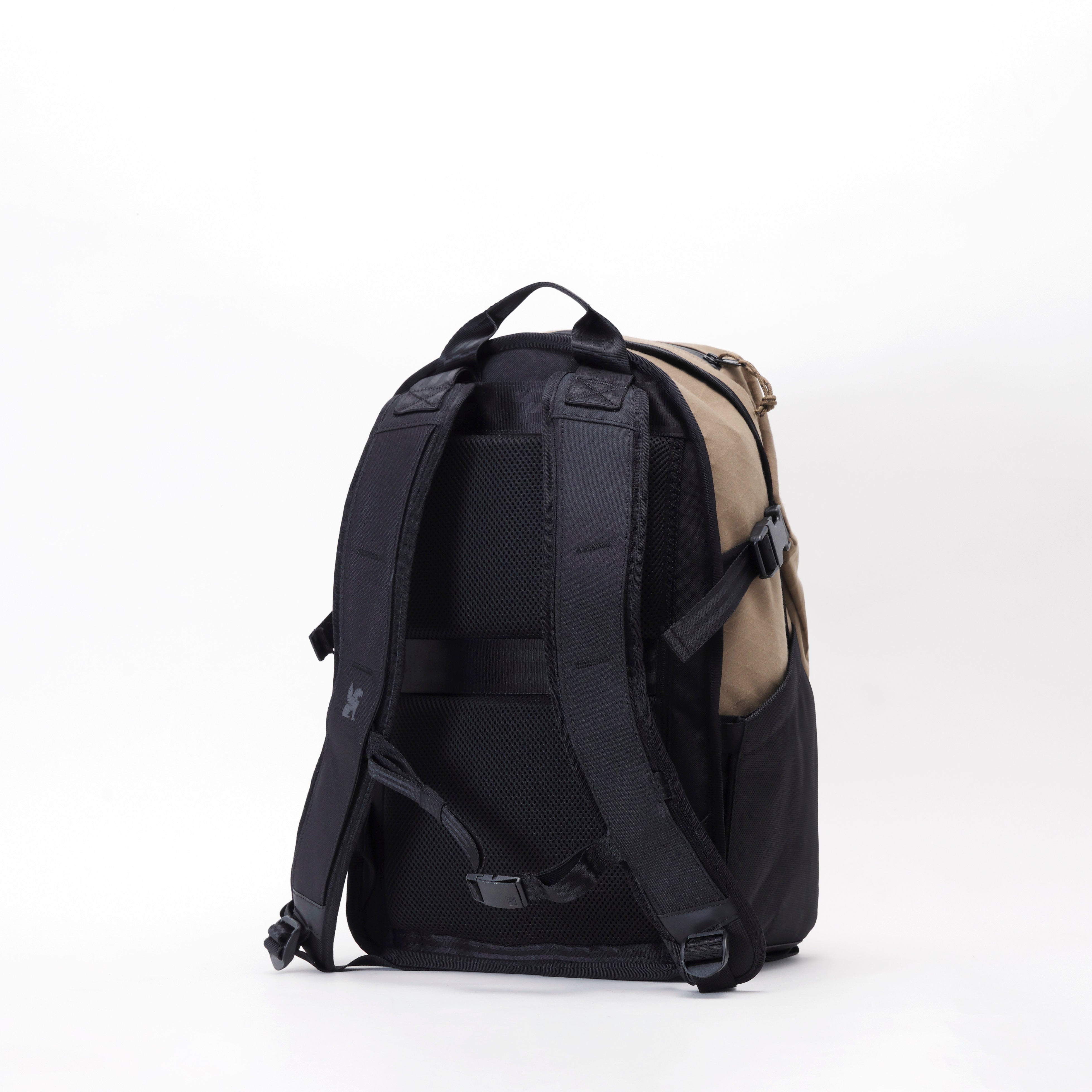 Chrome Industries Extlek Pack 24L in Coyote X — back view # color_Coyote X