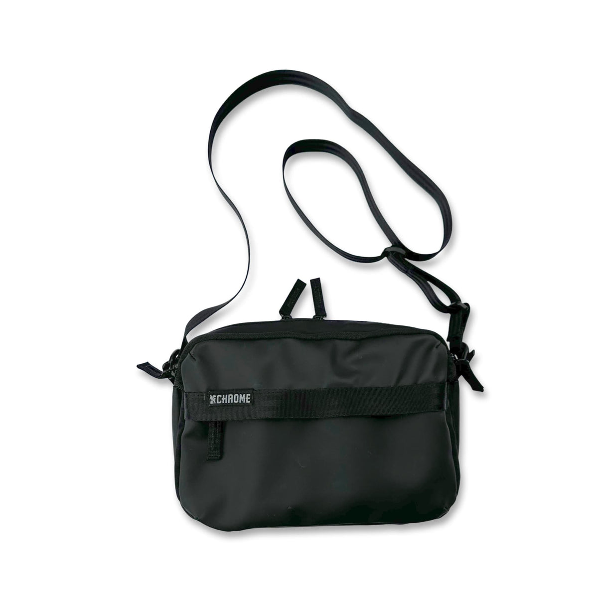 Chrome Industries Pac Shoulder Pouch 3L in Matte Black — front view