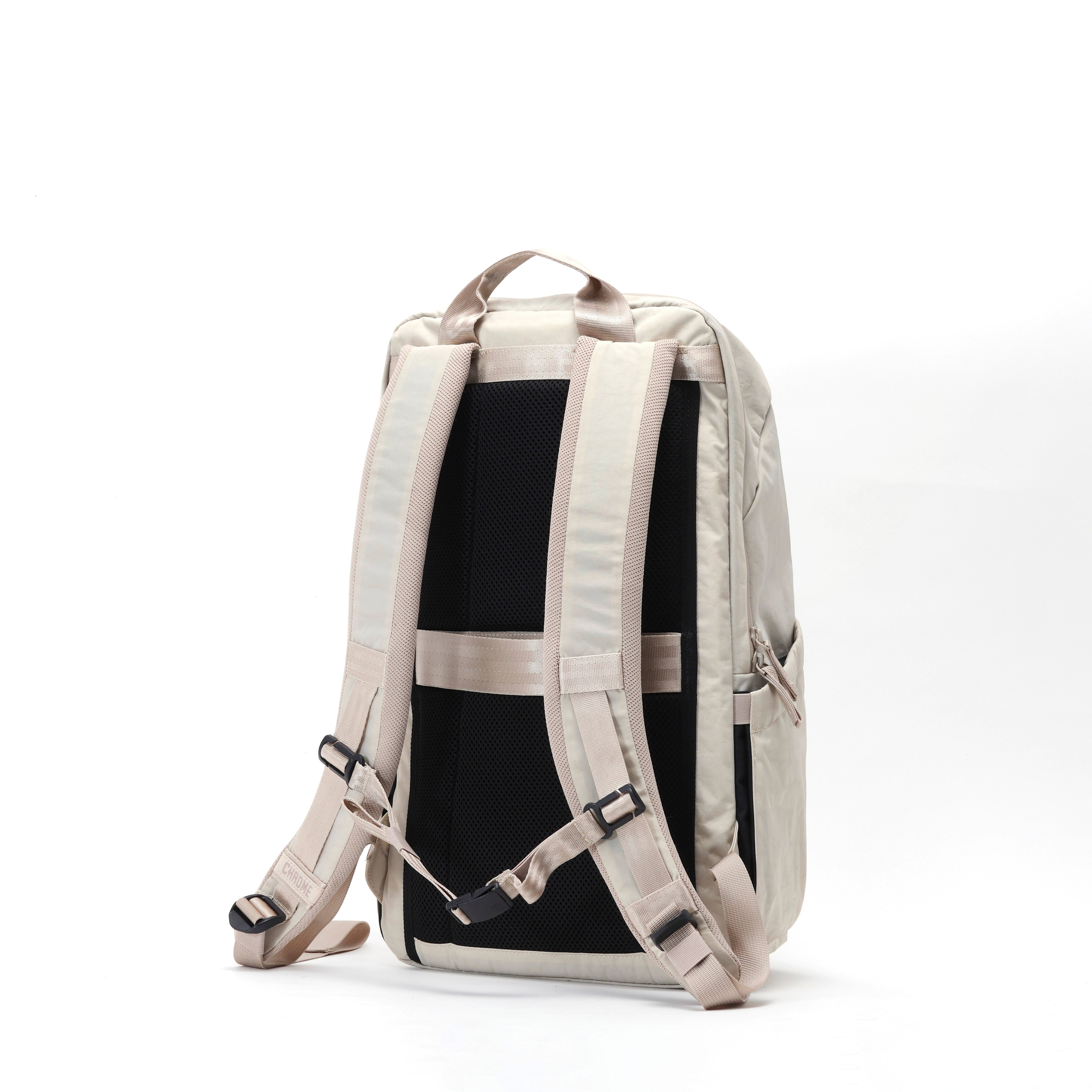 Chrome Industries Grocery Backpack 22L in Chalk — back view # color_Chalk