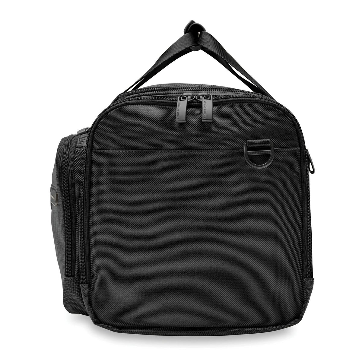 Briggs & Riley Baseline Underseat Duffle in Black — angle view 4