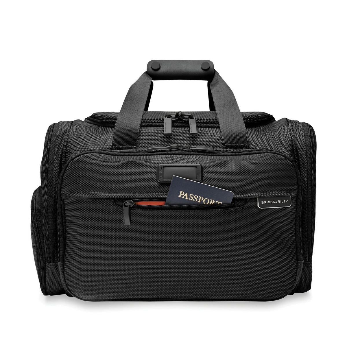 Briggs & Riley Baseline Underseat Duffle in Black — detail view 6