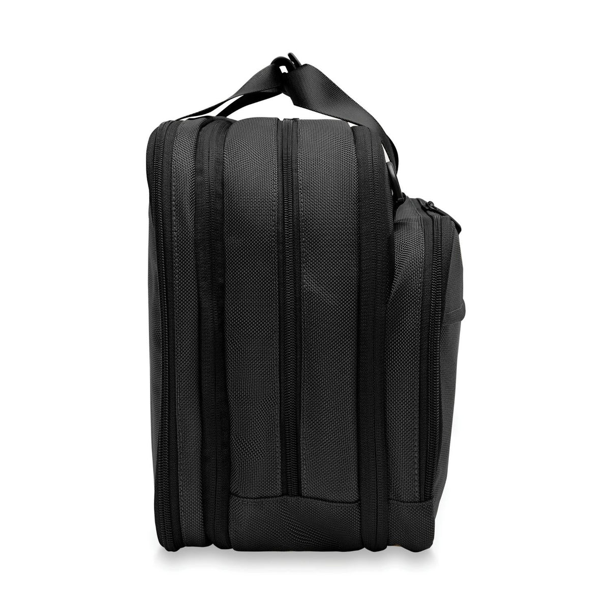 Briggs & Riley Baseline Expandable Cabin Bag in Black — angle view 3