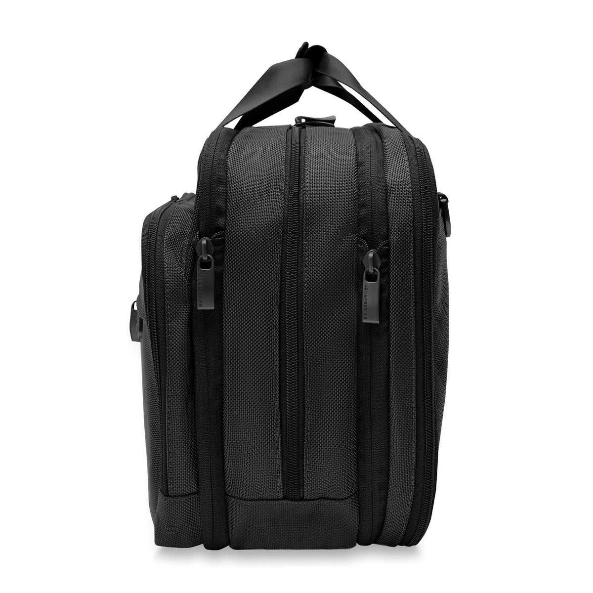 Briggs & Riley Baseline Expandable Cabin Bag in Black — angle view 4