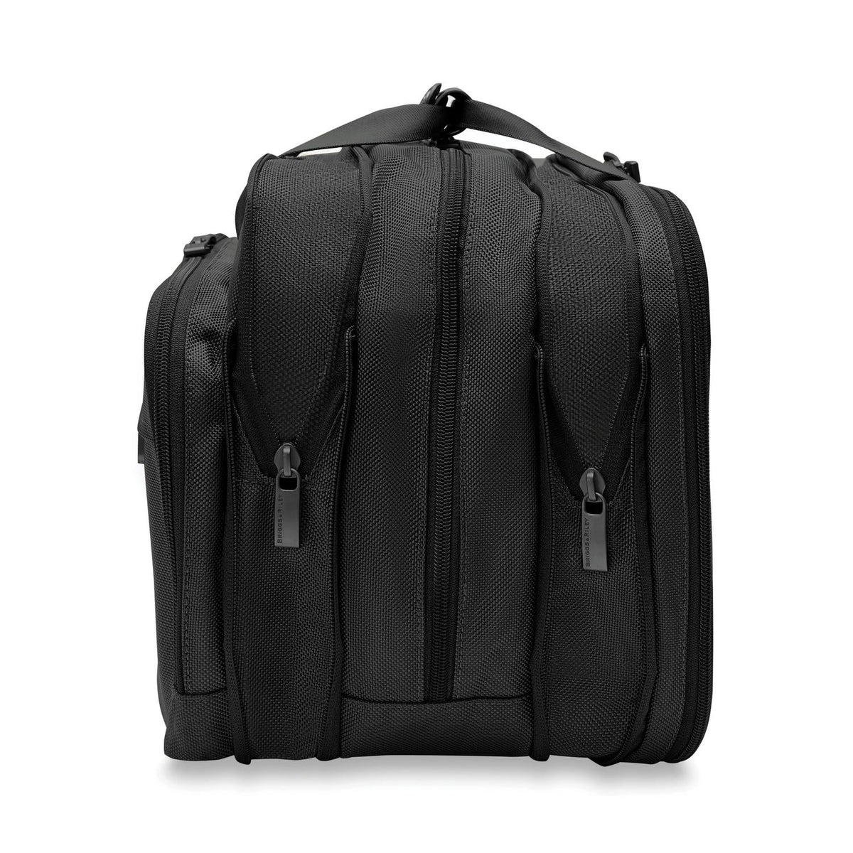 Briggs & Riley Baseline Expandable Cabin Bag in Black — angle view 5