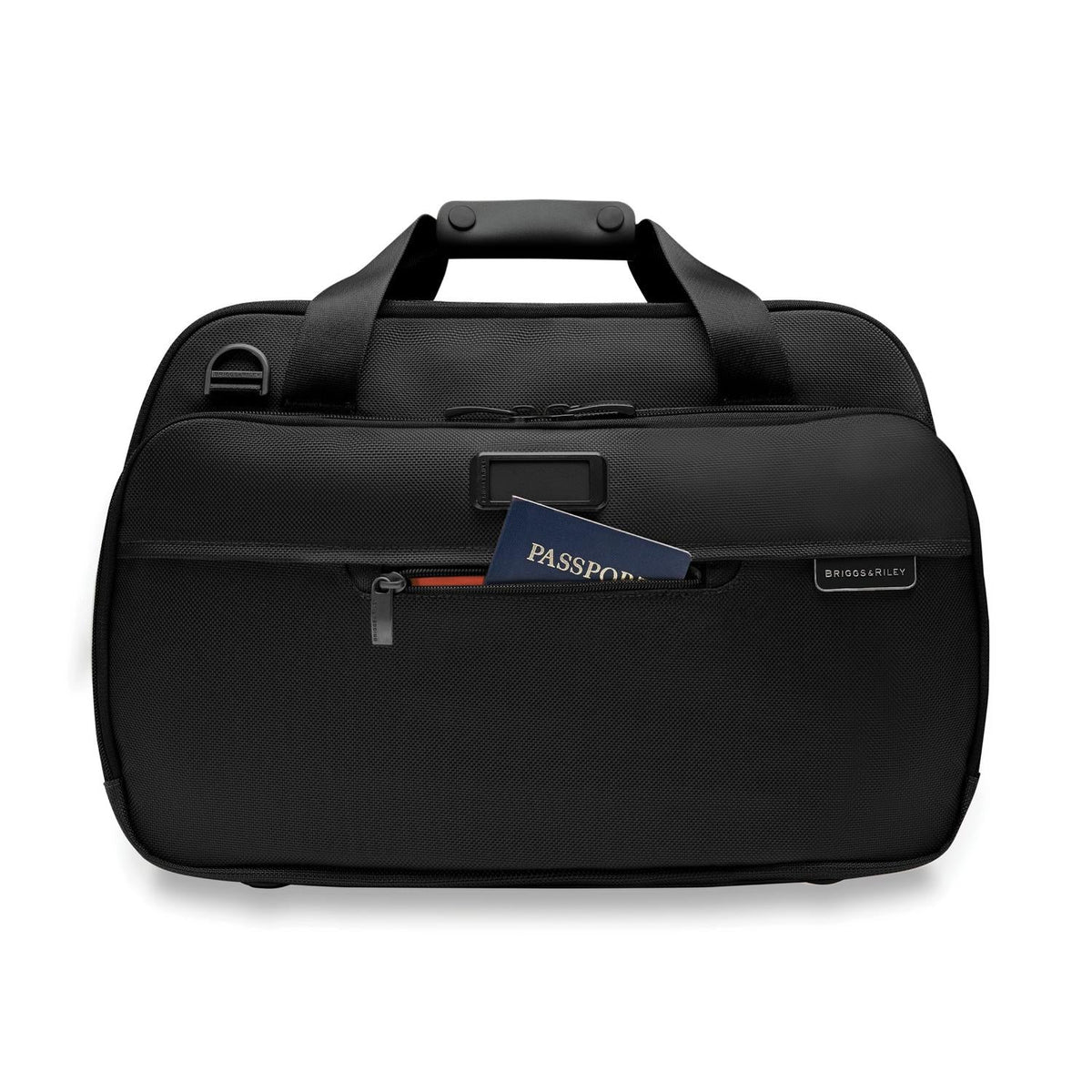 Briggs & Riley Baseline Expandable Cabin Bag in Black — detail view 5