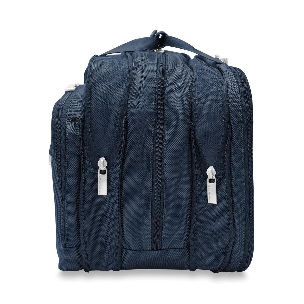 Briggs & Riley Baseline Expandable Cabin Bag in Navy — angle view 6