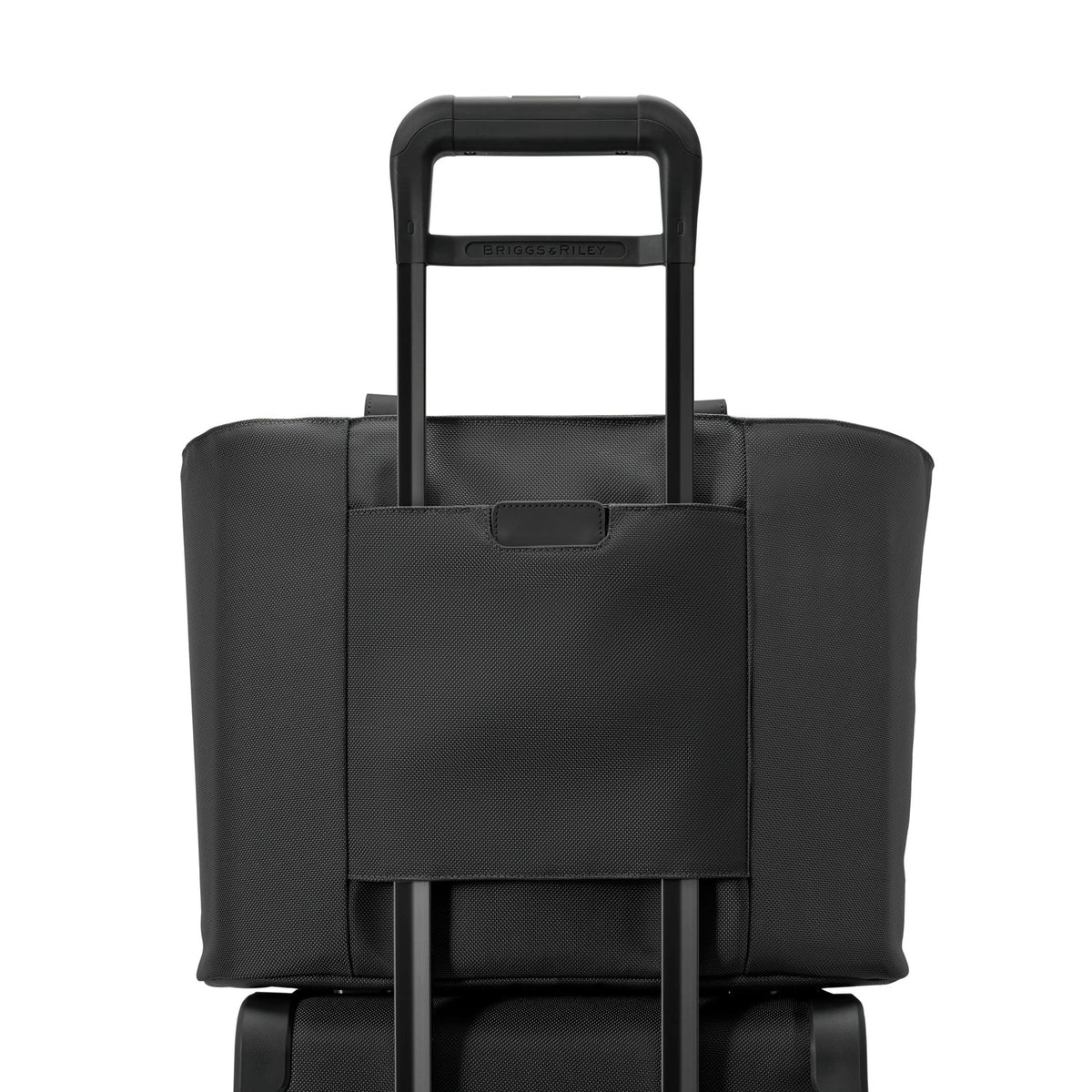 Briggs & Riley Baseline Traveler Tote in Black — detail view 4