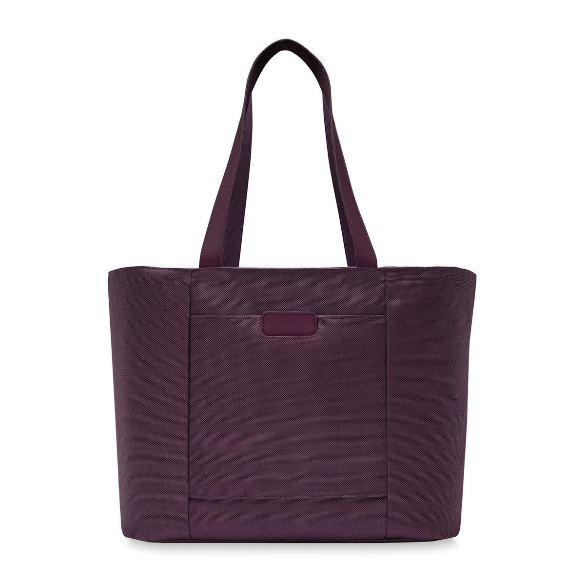Briggs & Riley Baseline Traveler Tote in Plum — back view