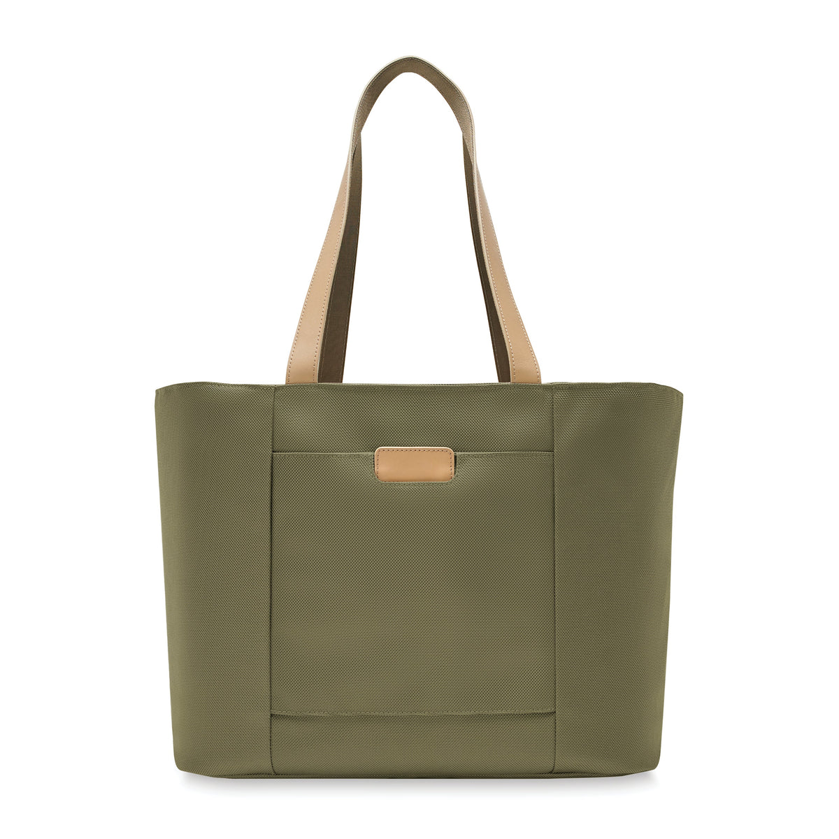 Briggs & Riley Baseline Traveler Tote in Olive — back view