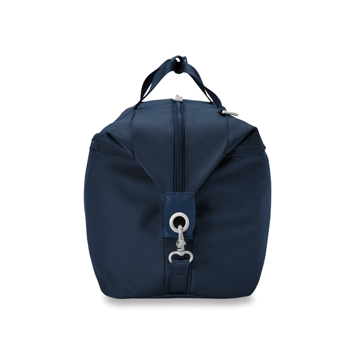 Briggs & Riley Baseline Weekender Duffle in Navy — side view