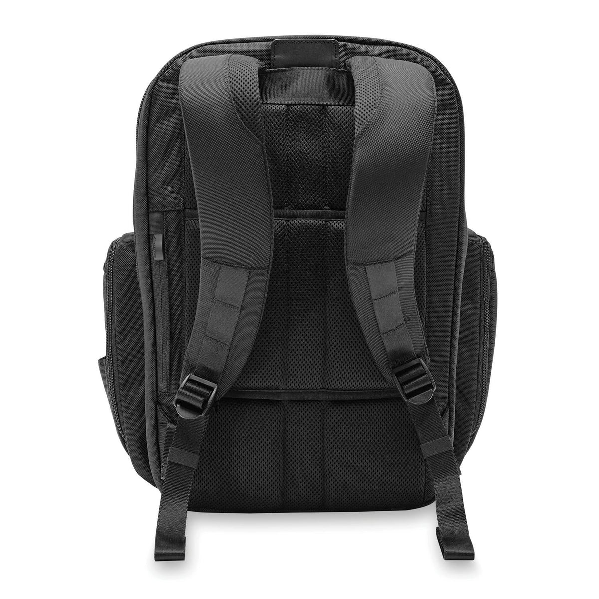 Briggs & Riley Baseline Traveler Backpack in Black — back view