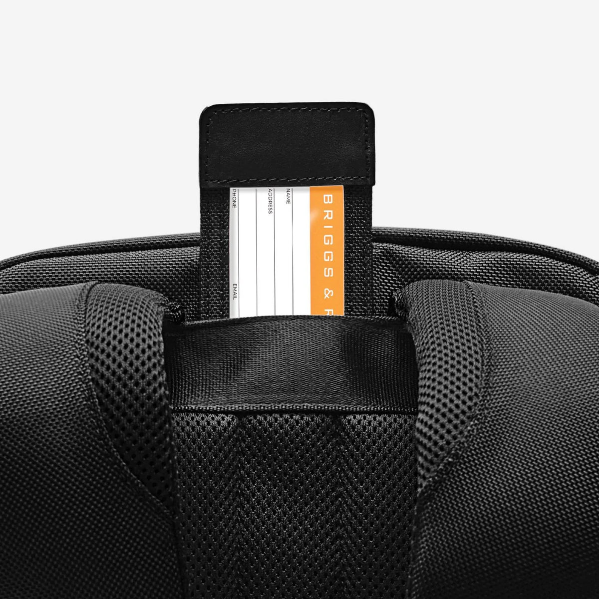Briggs & Riley Baseline Traveler Backpack in Black — detail view 2