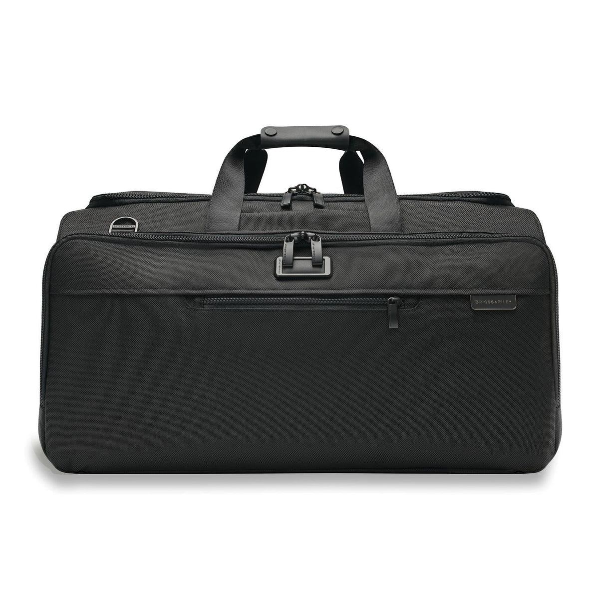 Briggs & Riley Baseline Garment Duffle in Black — front view # color_Black