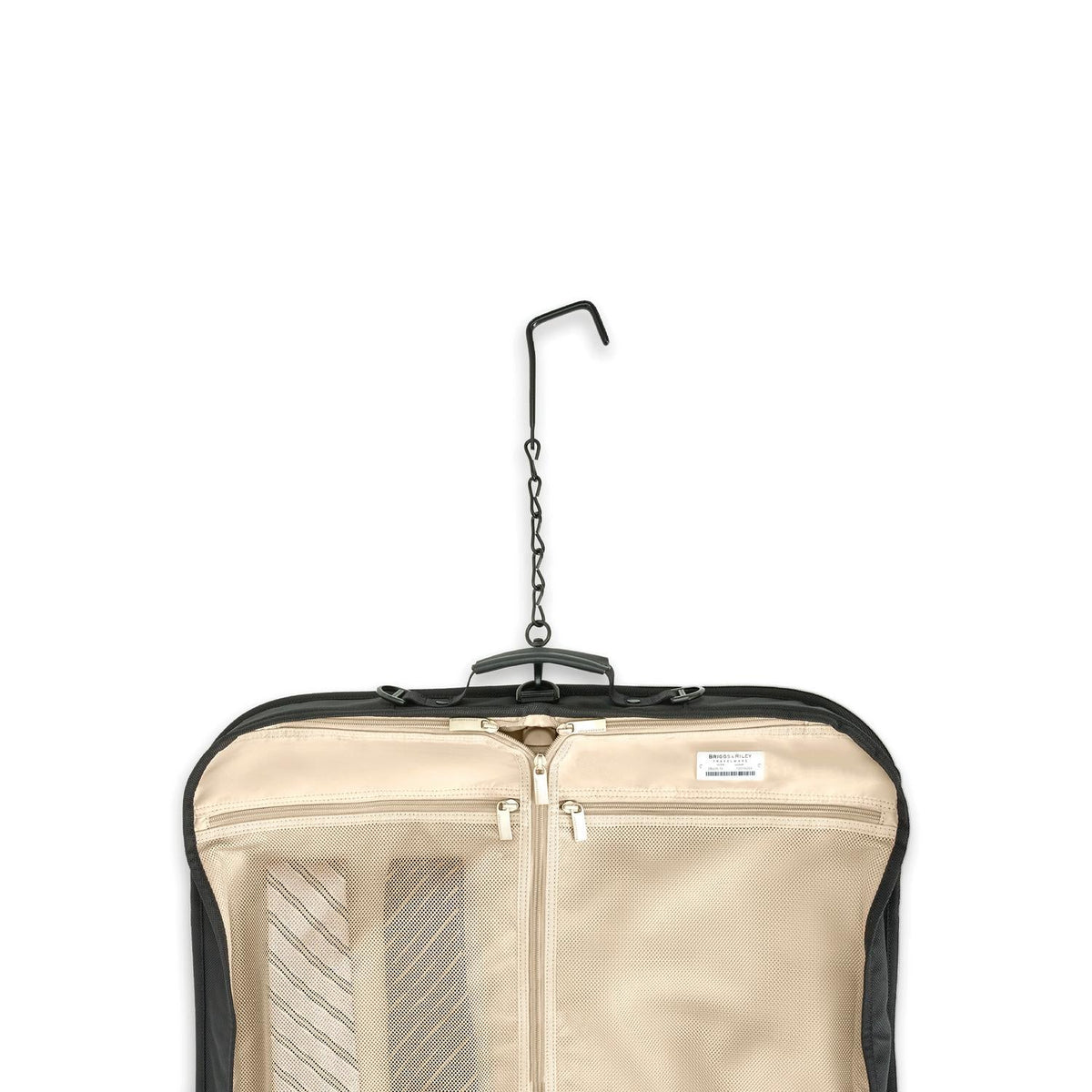 Briggs & Riley Baseline Classic Garment Bag in Black — detail view 4