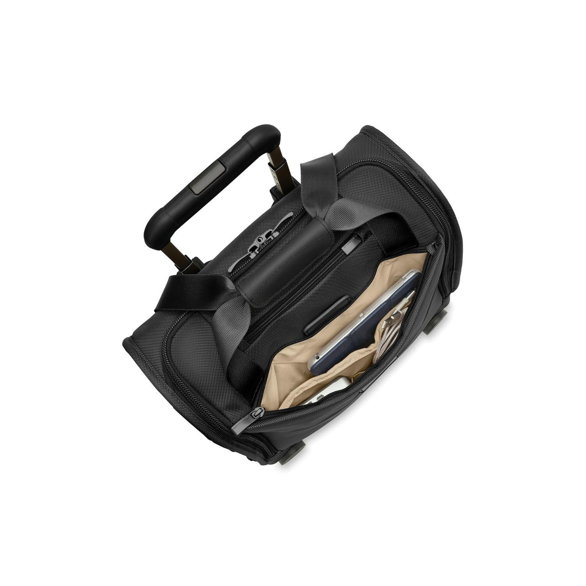 Briggs & Riley Baseline Cabin Spinner in Black — detail view 2