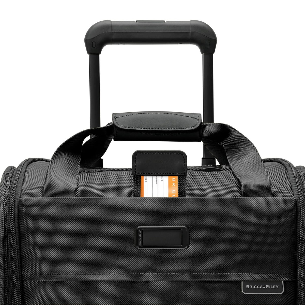 Briggs & Riley Baseline Cabin Spinner in Black — detail view