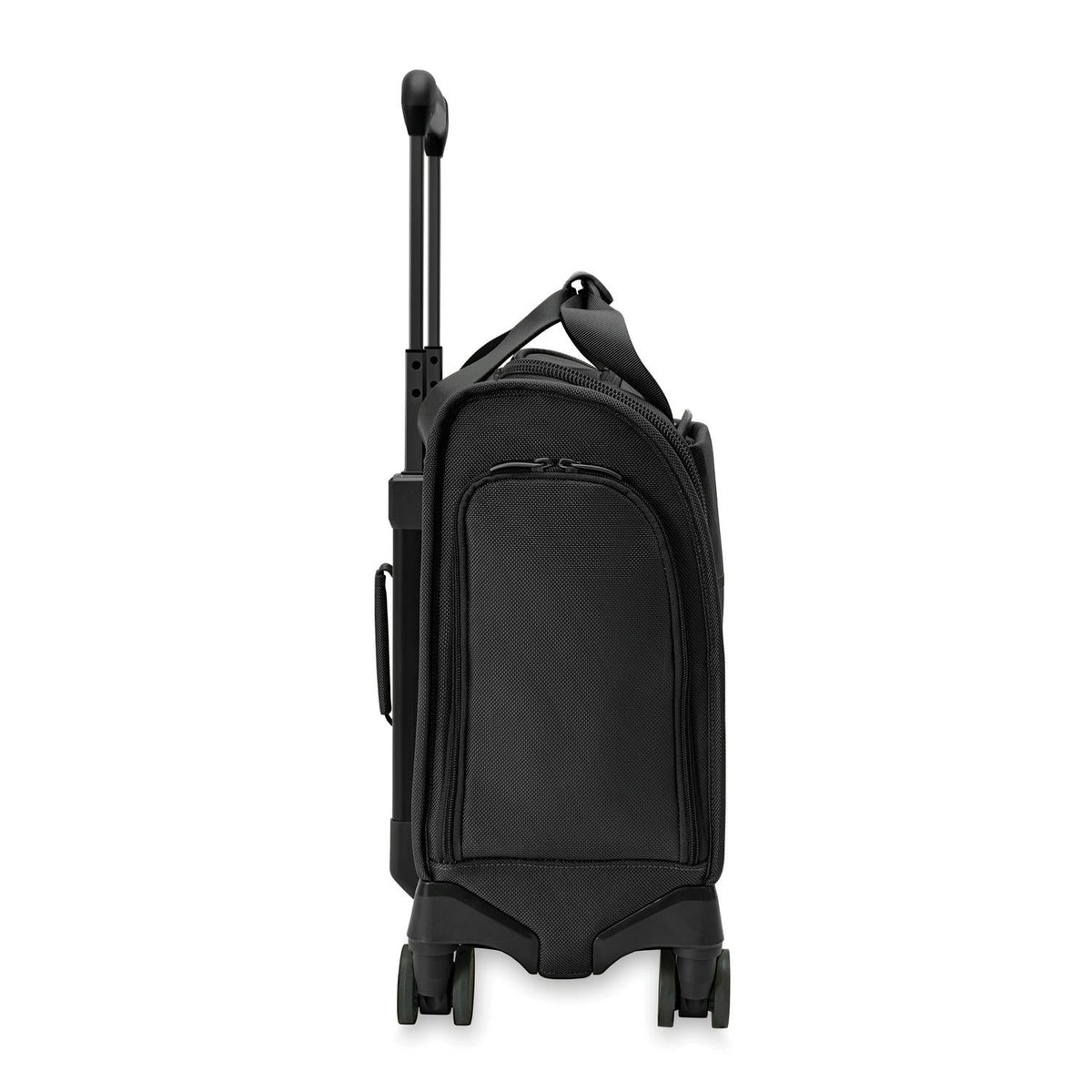 Briggs & Riley Baseline Cabin Spinner in Black — angle view 3
