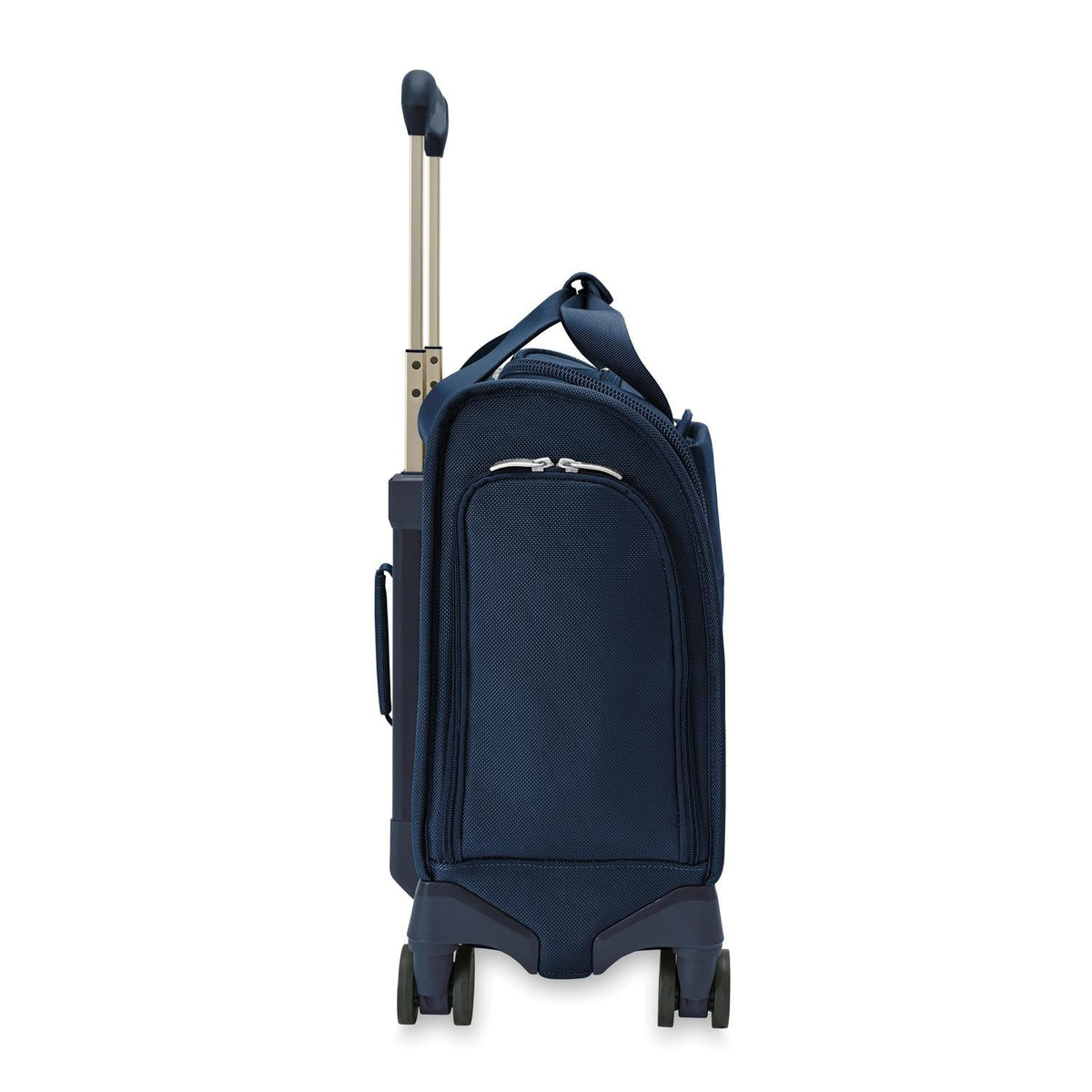 Briggs & Riley Baseline Cabin Spinner in Navy — angle view 3