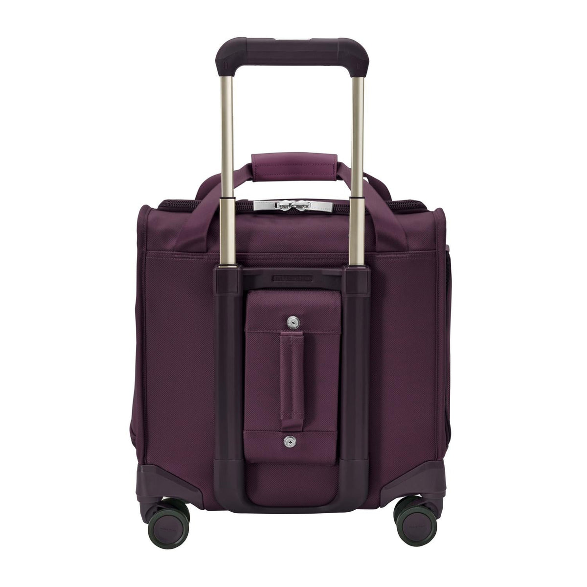 Briggs & Riley Baseline Cabin Spinner in Plum — back view
