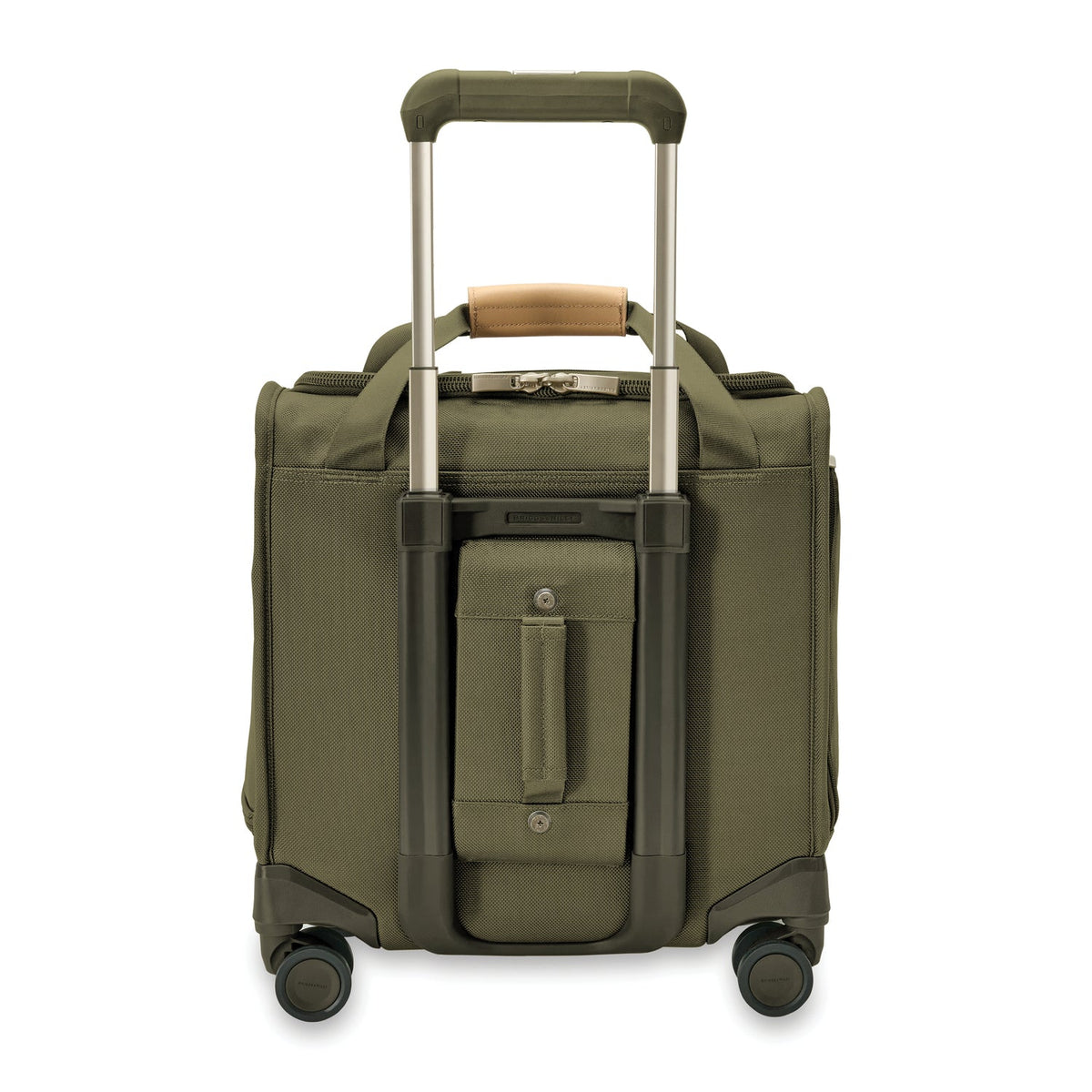Briggs & Riley Baseline Cabin Spinner in Olive — back view