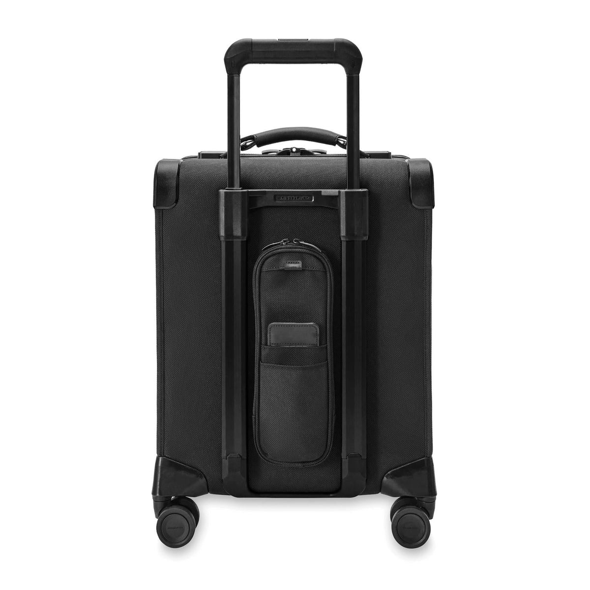 Briggs & Riley Baseline Compact 19" Carry-On Expandable Spinner in Black — back view