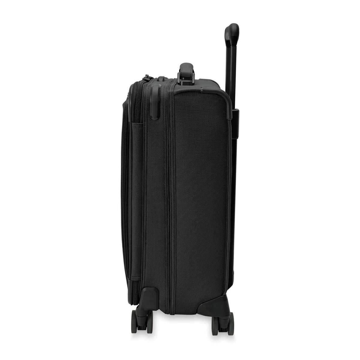 Briggs & Riley Baseline Global 21" Carry-On Expandable Spinner in Black — angle view 4