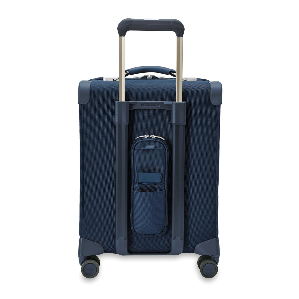 Briggs & Riley Baseline Global 21" Carry-On Expandable Spinner in Navy — back view